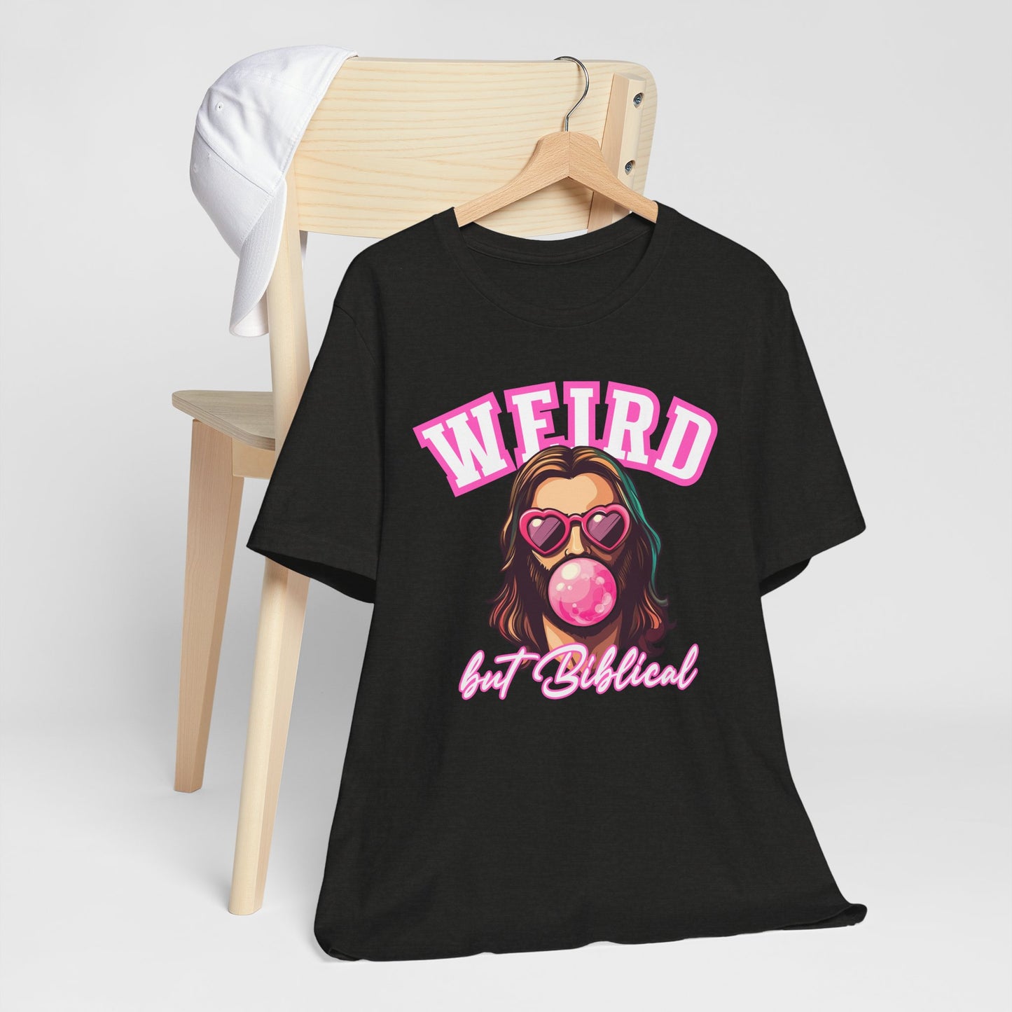 Weird But Biblical Unisex Softstyle T-Shirt - Faith Tee, Religious Shirt, Inspirational Christian Clothing, Bible Quote Top, Christian