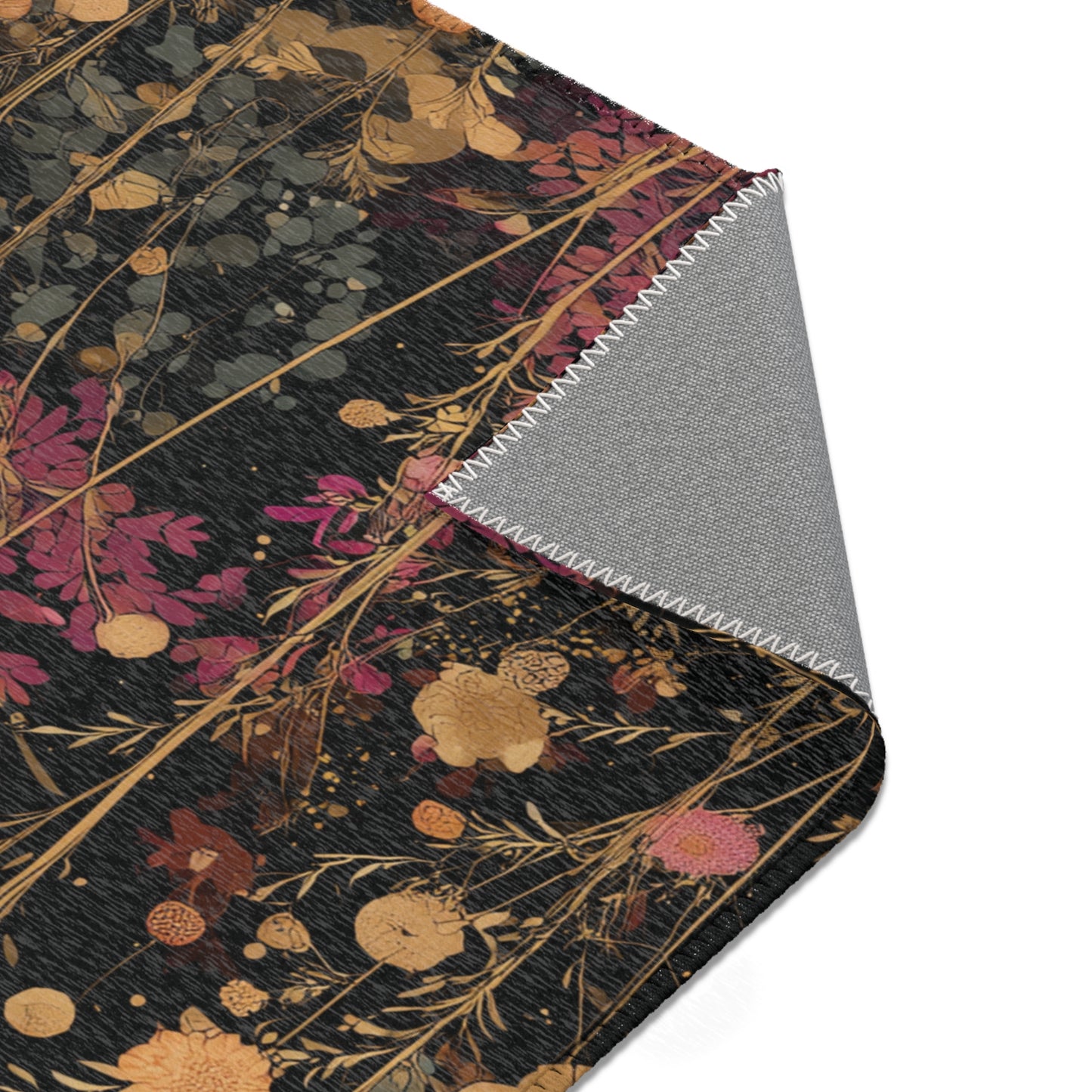 Gustav Klimt Inspired Area Rug, Low Pile, Funky, Colorful, & Unique Area Rugs, Custom Print Rug or Bathmat, 3 Sizes-24x36", 36x60", 48x72"