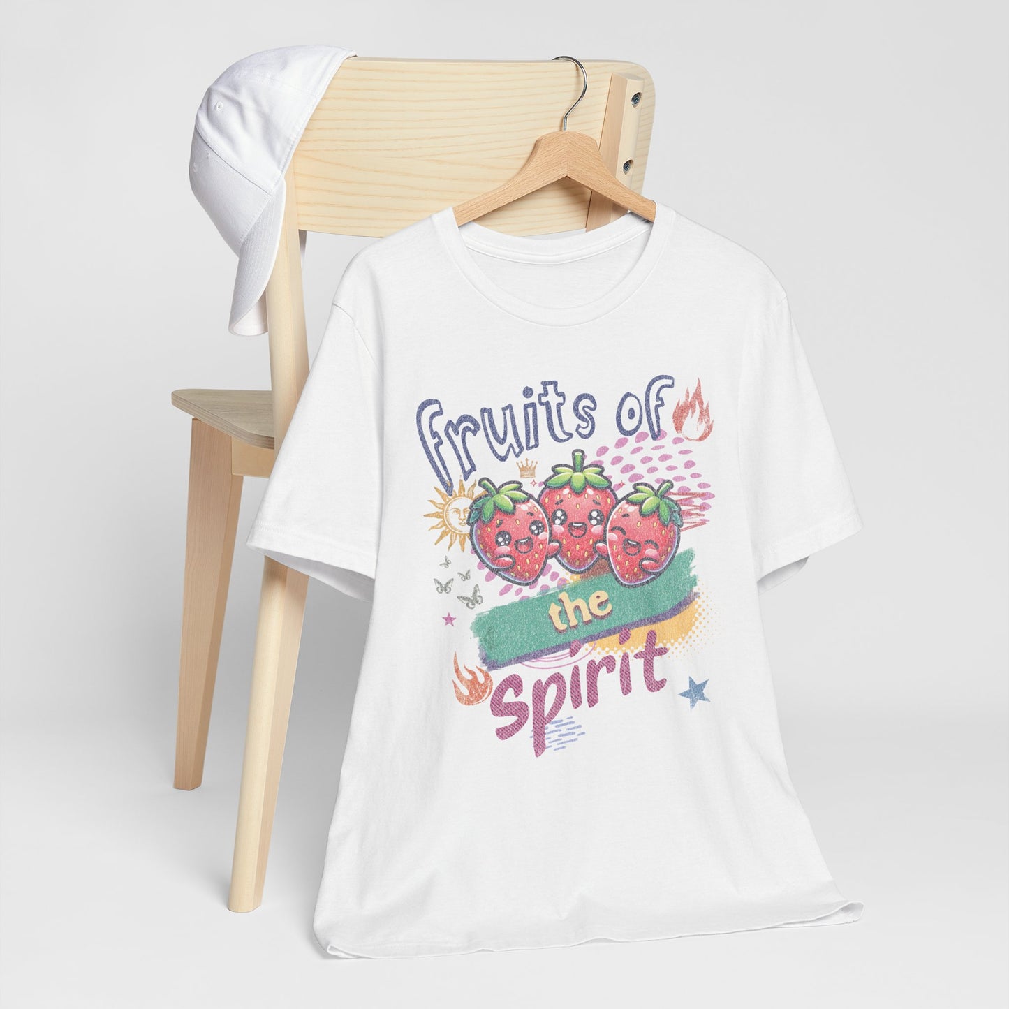 Fruits of the Spirit T-Shirt - Unisex Jersey Short Sleeve Tee, Christian Merch, Christian Streetwear, Fruit of the Spirit, Jesus Apparel