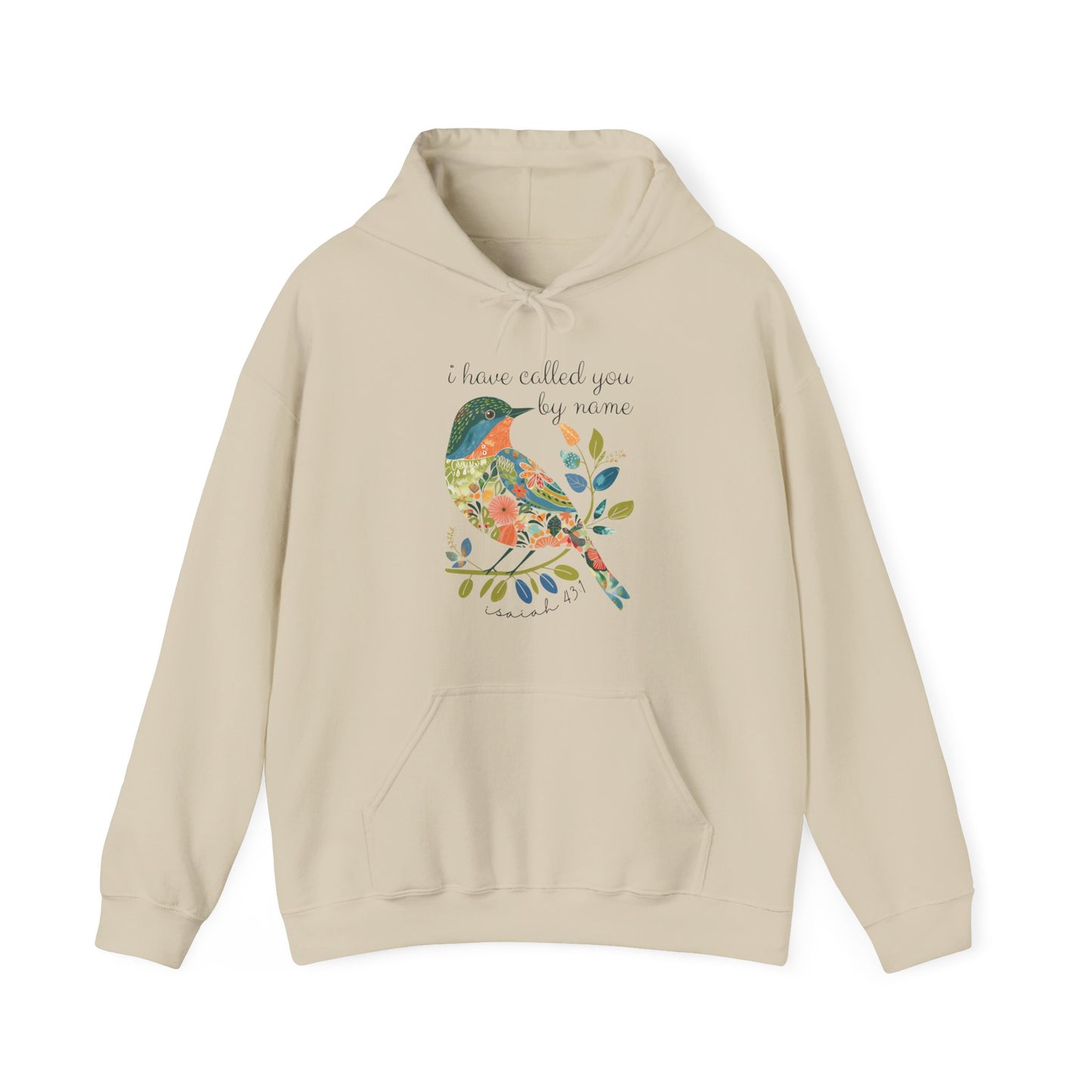 I Have Called you by Name Unisex Heavy Blend™ Hooded Sweatshirt, Christian Merch, Christian Streetwear, Ministry Shirt, Faith Based Shirt, Praise Hoodie