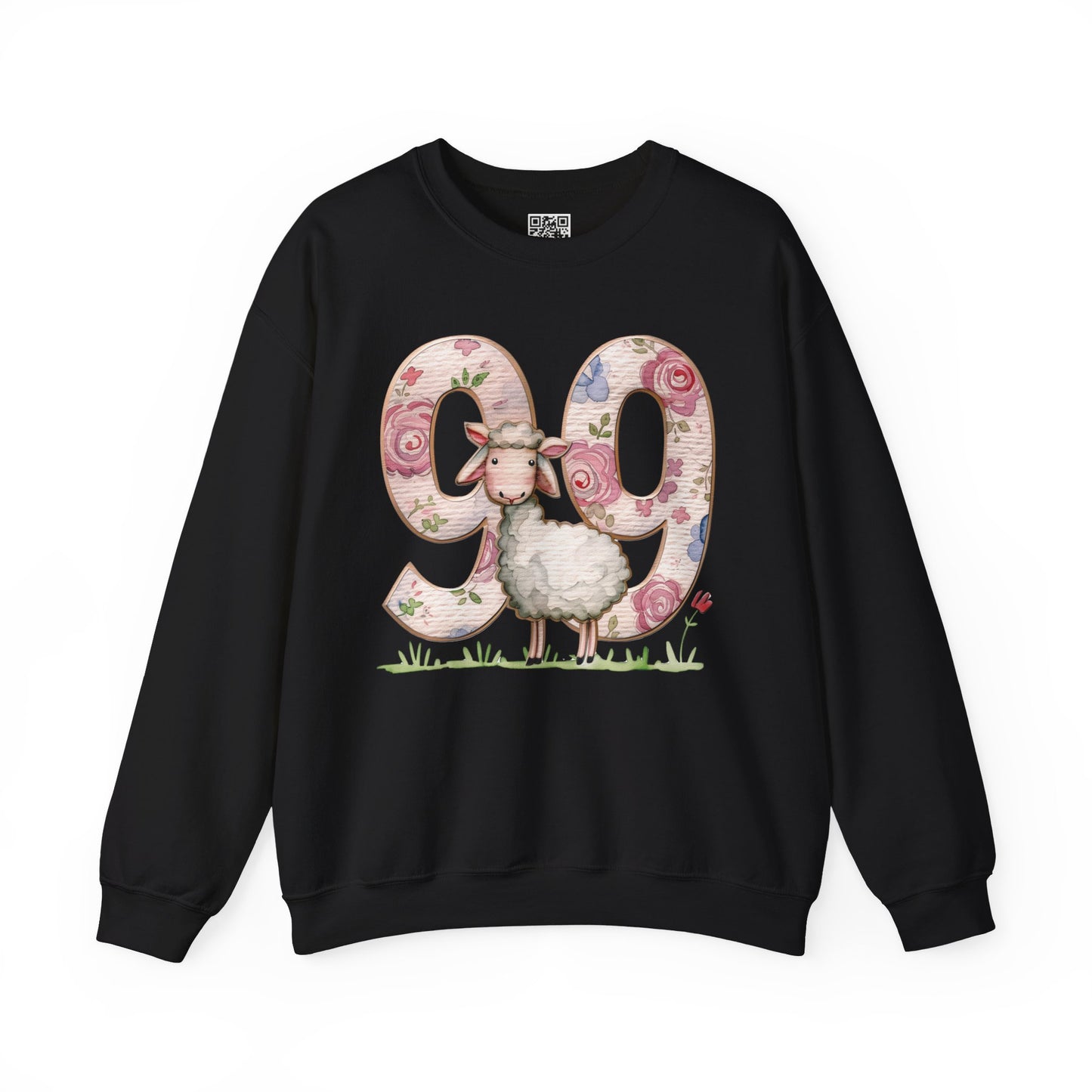 He Leaves the 99 Unisex Heavy Blend Crewneck Sweatshirt, Christian Merch, Christian Streetwear, Ministry Shirt, Faith Based Shirt, Jesus Apparel