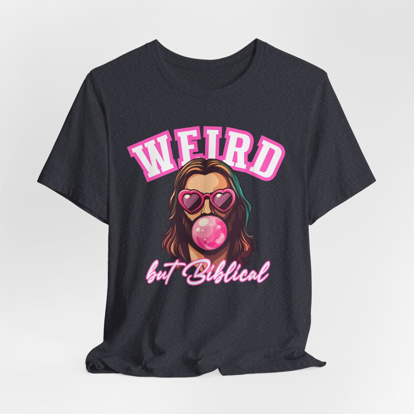 Weird But Biblical Unisex Softstyle T-Shirt - Faith Tee, Religious Shirt, Inspirational Christian Clothing, Bible Quote Top, Christian