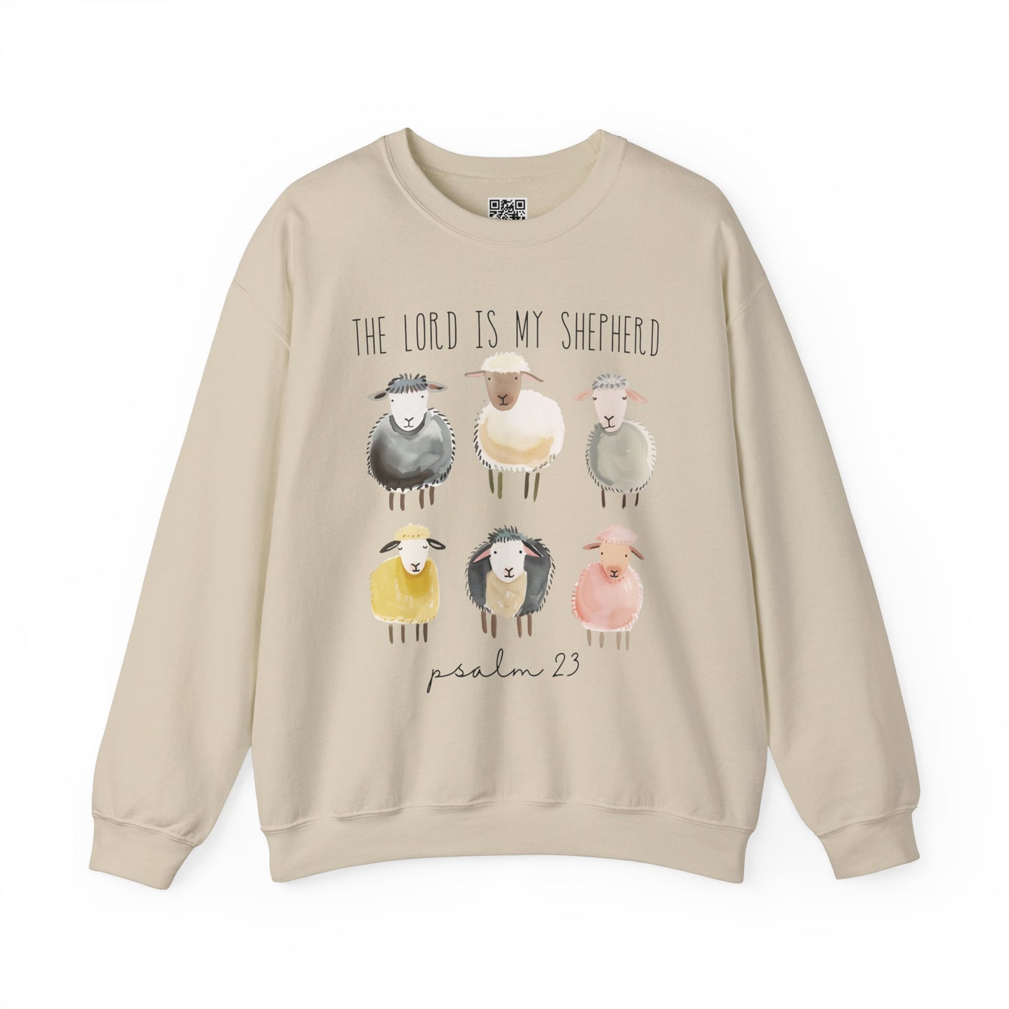 The Lord is my Shepherd Unisex Heavy Blend Crewneck Sweatshirt, Christian Merch, Christian Streetwear, Ministry Shirt, Faith Based Shirt, Jesus Apparel