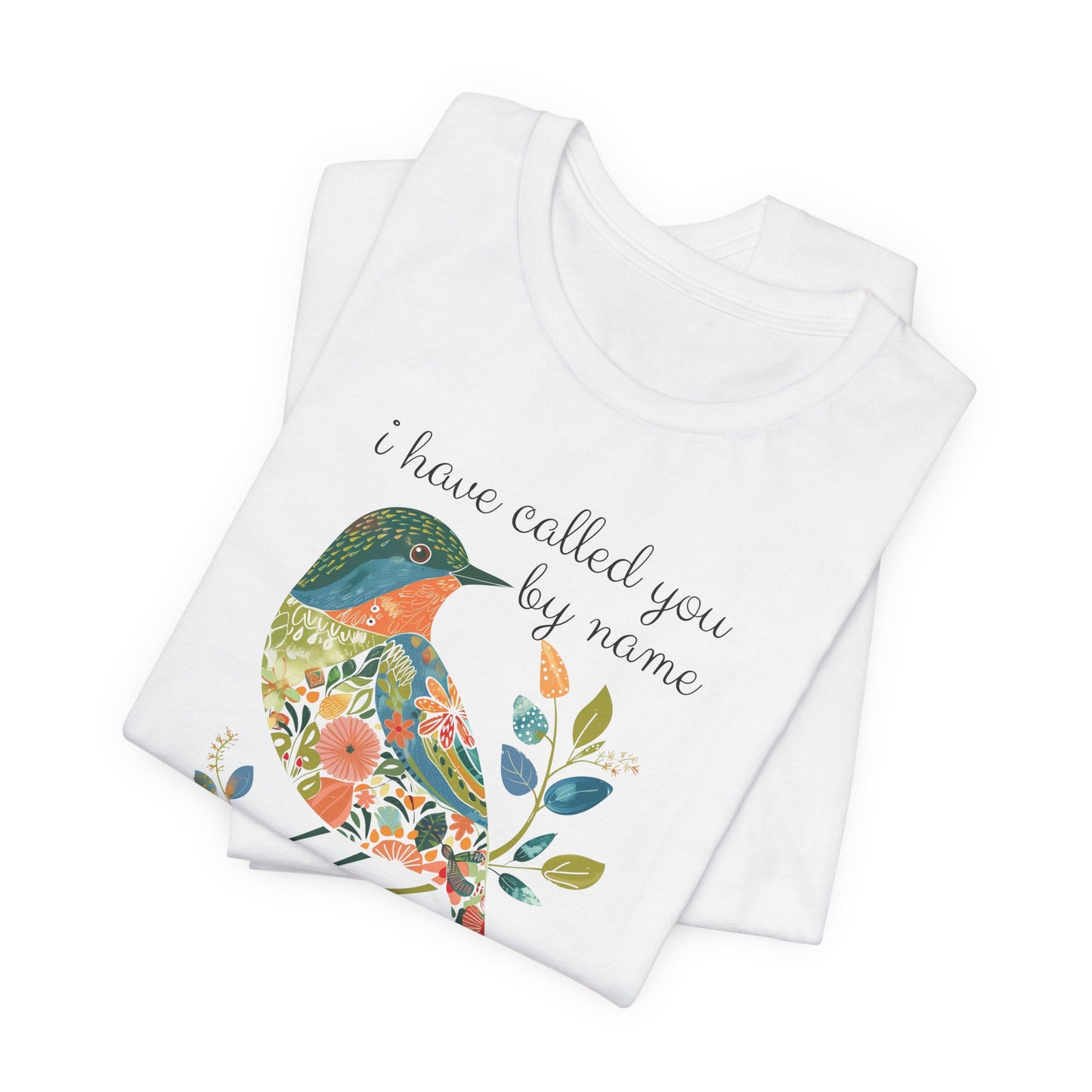 I Have Called You by Name Unisex Jersey Short Sleeve Tee, Christian Merch, Jesus Loves You, Faith Based Shirt, Christian Apparel, Jesus Apparel