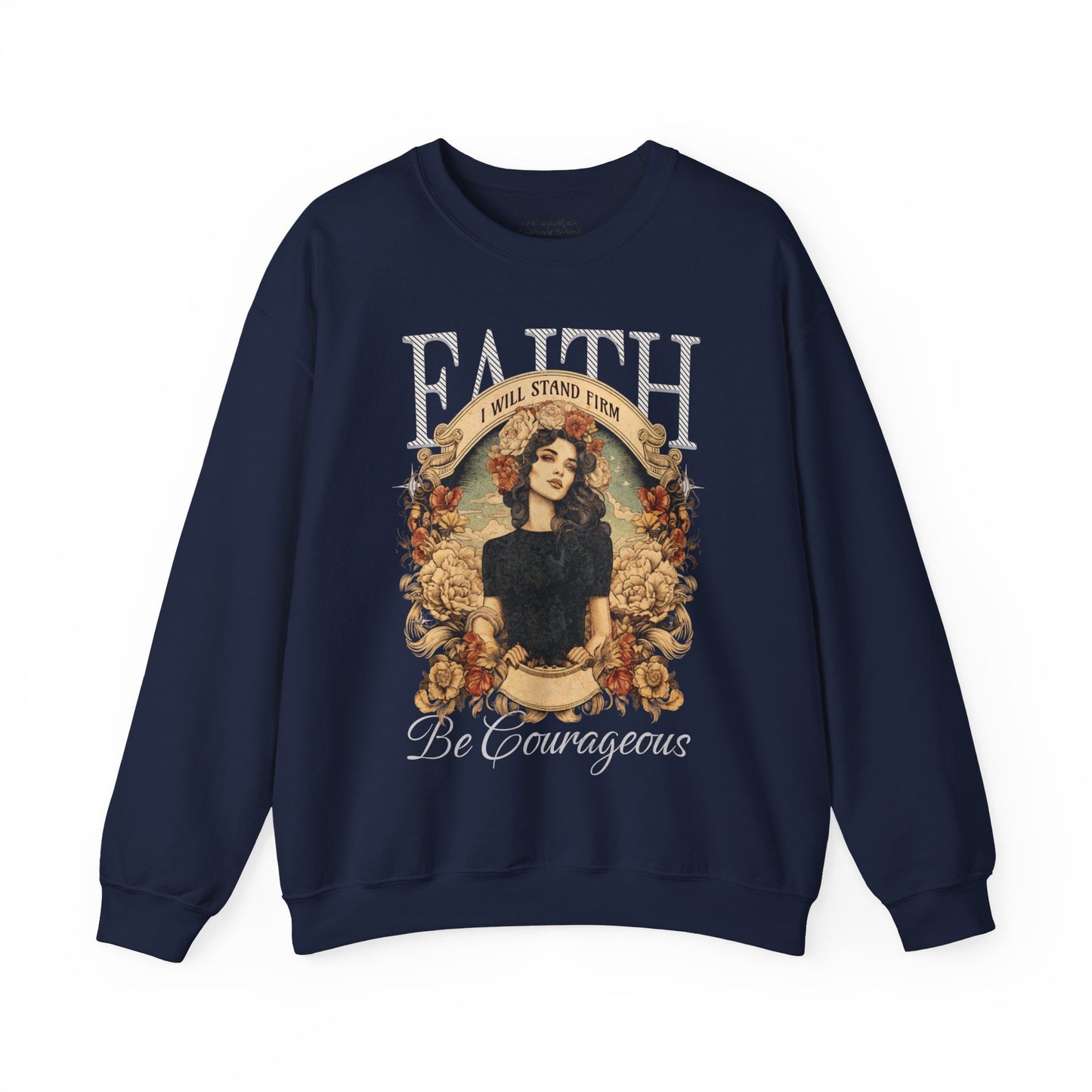 Be Courageous Sweatshirt, Unisex Heavy Blend Crewneck, Jesus is the Reason, Jesus is King, Christian Merch, Glory to God