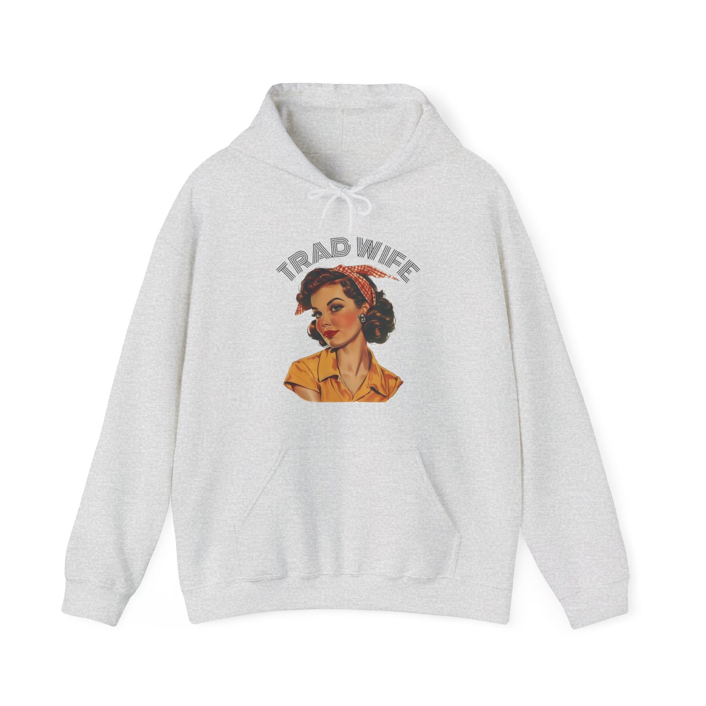 Trad Wife Hoodie, Wifey, Traditional Wife Hoodie, Wifely Gift, Vintage Housewife Sweater, Real Housewife Gift, Wifely Gift, 1950s Housewife