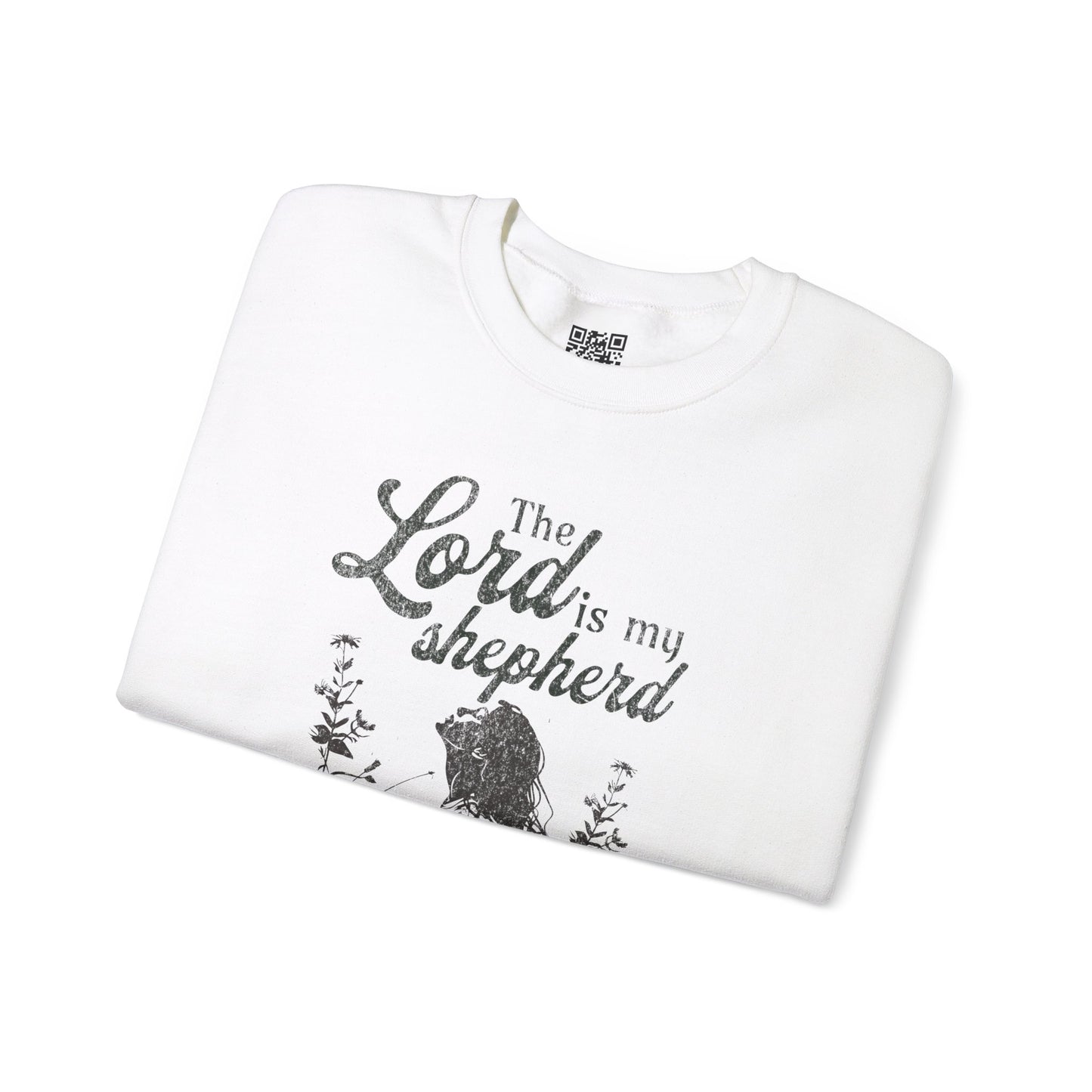 The Lord is my Shepherd Unisex Heavy Blend Crewneck Sweatshirt, Christian Merch, Christian Streetwear, Ministry Shirt, Faith Based Shirt, Jesus Apparel