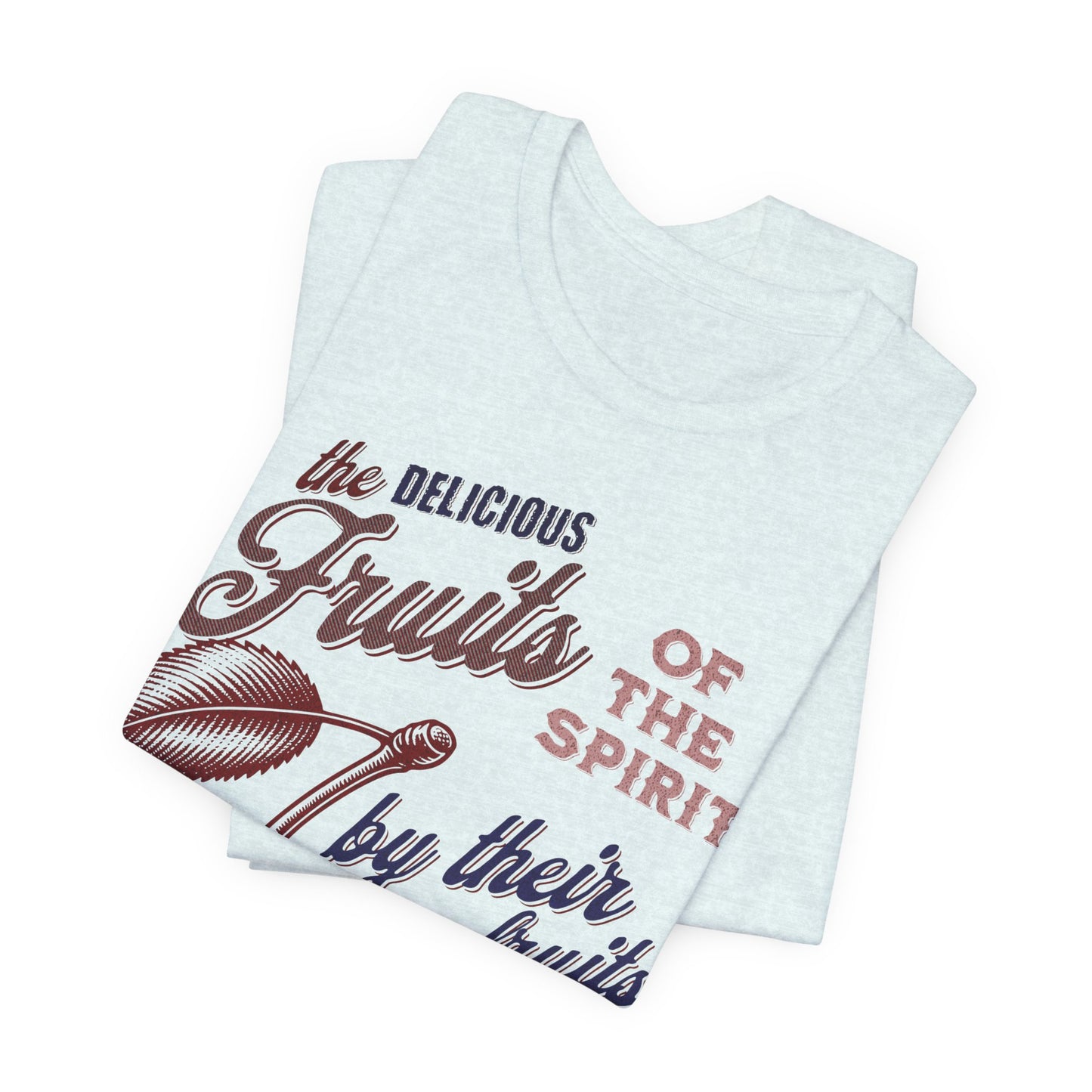 Fruits of the Spirit T-Shirt - Unisex Jersey Short Sleeve Tee, Christian Merch, Christian Streetwear, Ministry Shirt, Faith Based Shirt, Biblical Tees