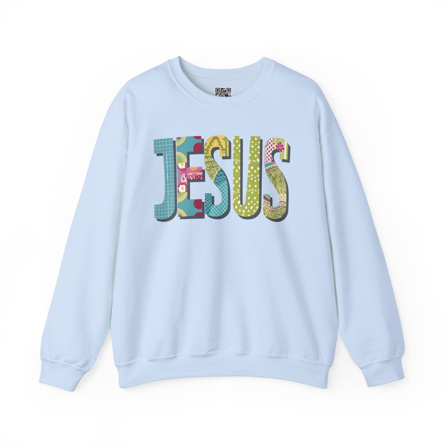 Jesus Unisex Heavy Blend Crewneck Sweatshirt, Christian Merch, Christian Streetwear, Ministry Shirt, Faith Based Shirt, Jesus Apparel