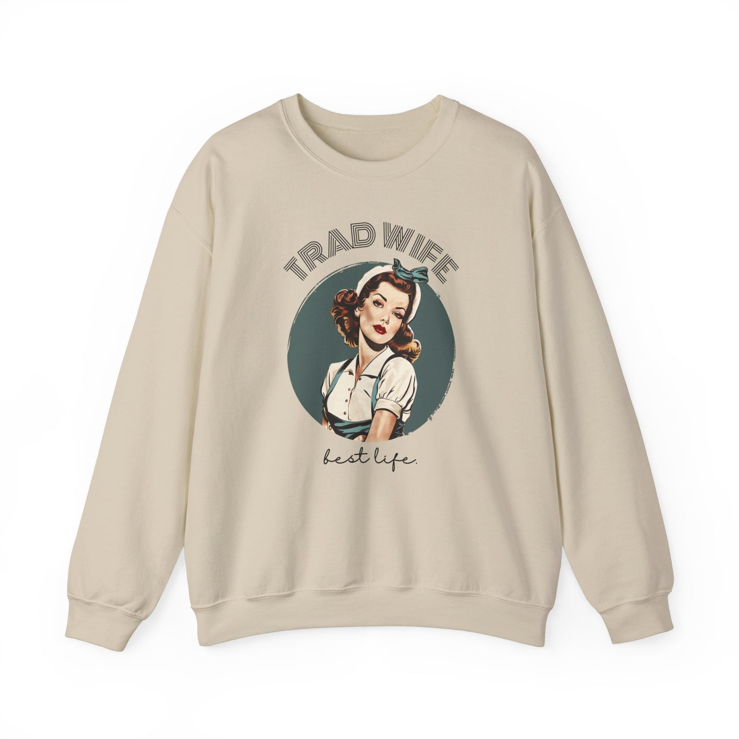Trad Wife Sweatshirt, Wifey, Traditional Wife Tee, Wifely Gift, Vintage Housewife Shirt, Real Housewife Gift, Wifely Gift, 1950s Housewife