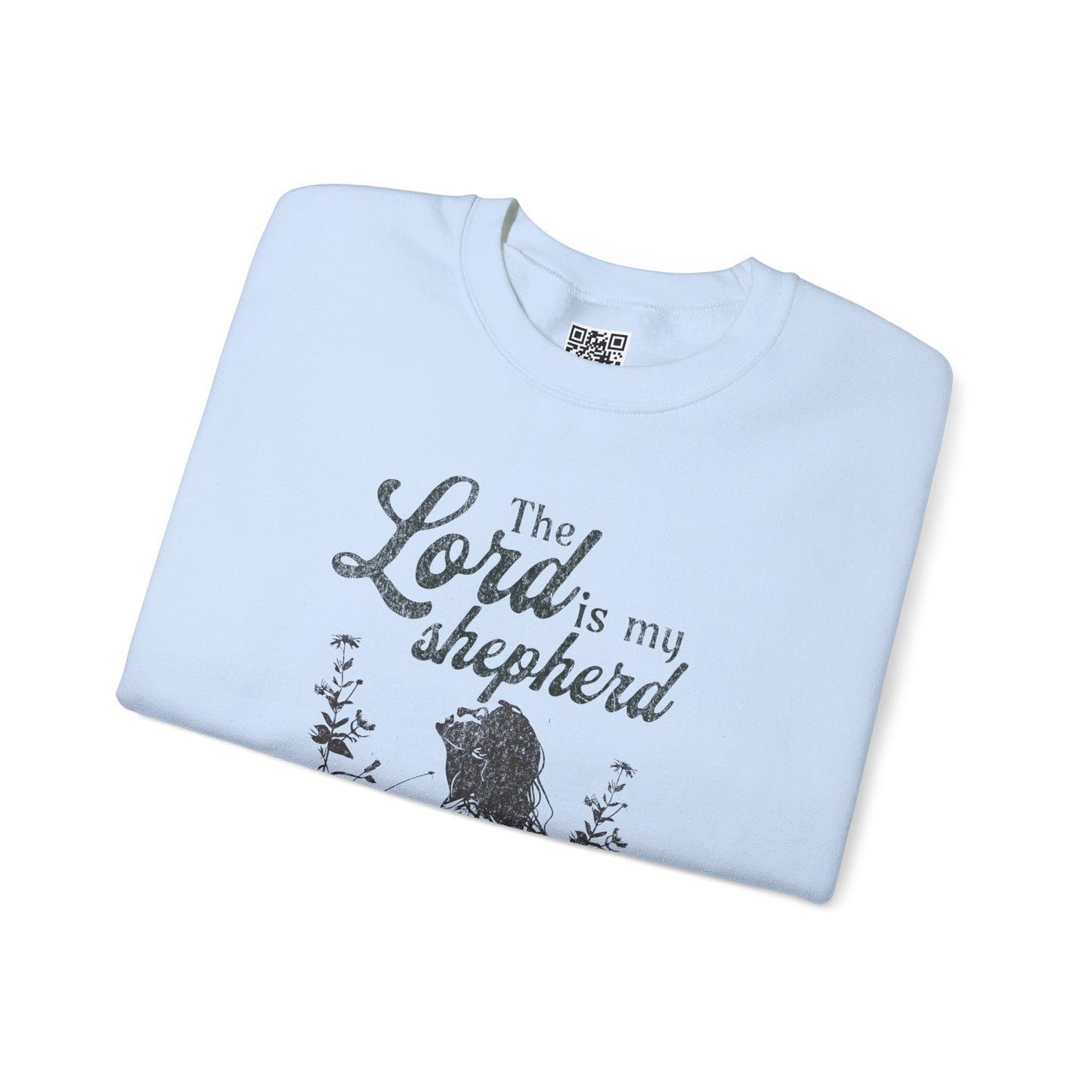 The Lord is my Shepherd Unisex Heavy Blend Crewneck Sweatshirt, Christian Merch, Christian Streetwear, Ministry Shirt, Faith Based Shirt, Jesus Apparel