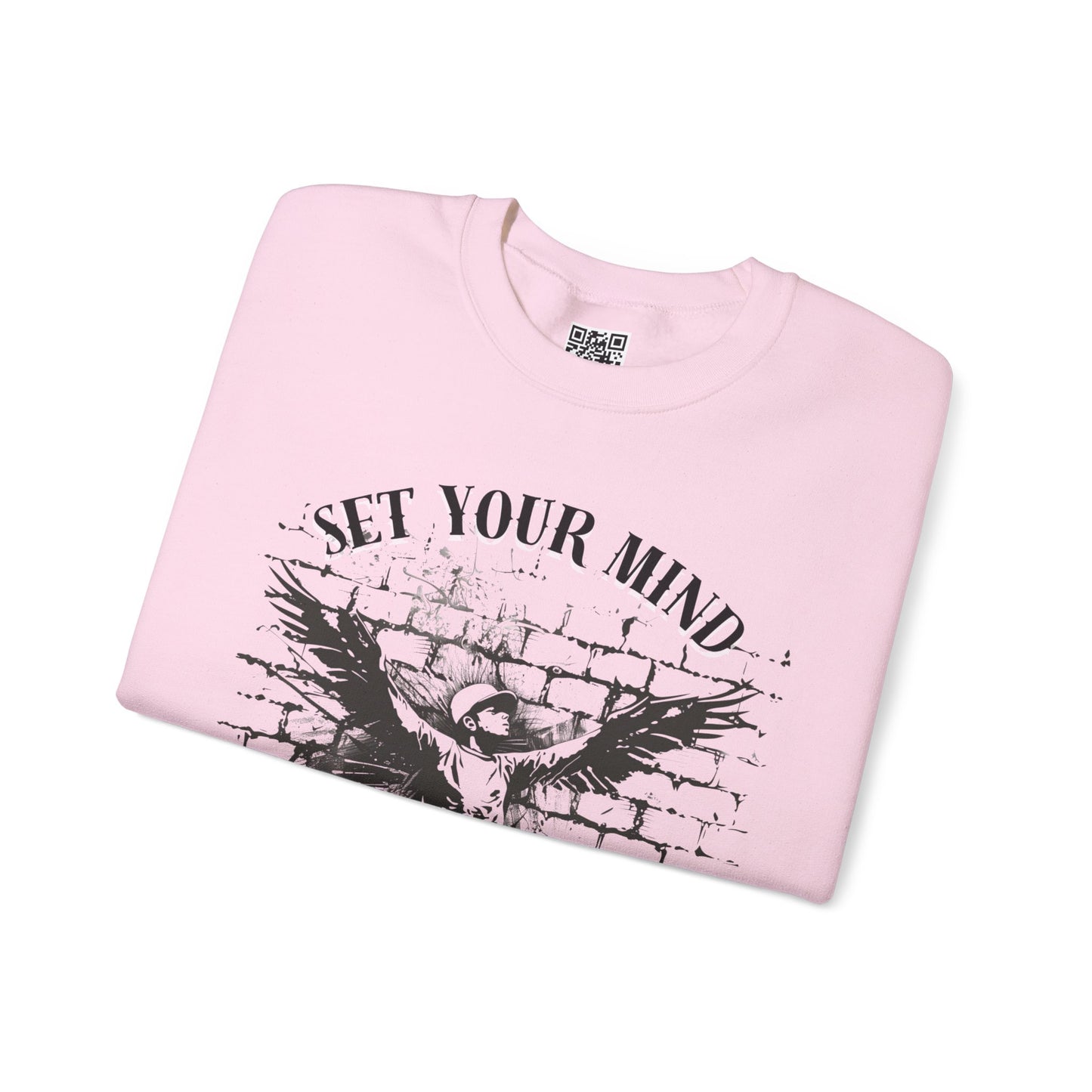 Set Your Mind on the Things Above Unisex Heavy Blend Crewneck Sweatshirt, Christian Merch, Christian Streetwear, Ministry Shirt, Faith Based Shirt, Jesus Apparel
