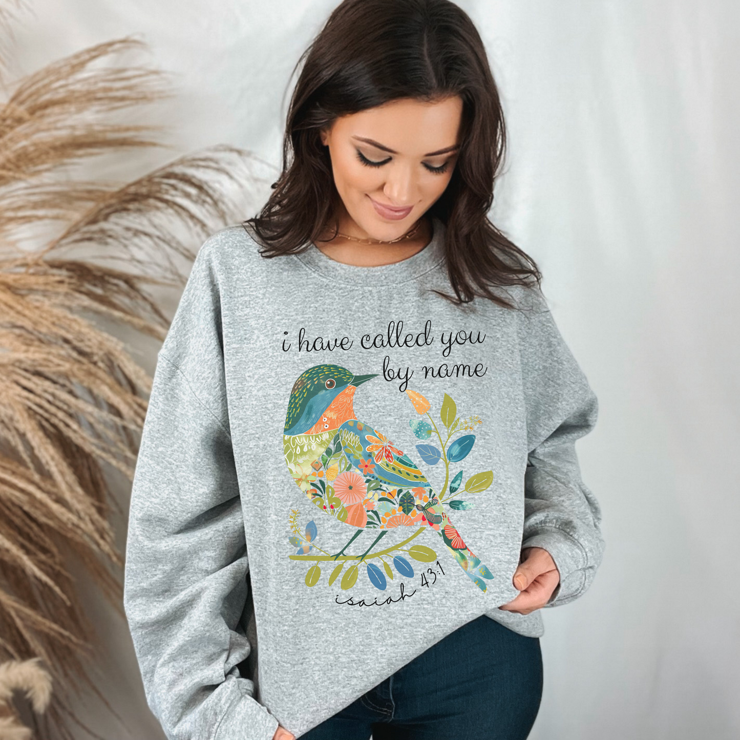 I Have Called You by Name Unisex Heavy Blend Crewneck Sweatshirt, Christian Merch, Christian Streetwear, Ministry Shirt, Faith Based Shirt, Jesus Apparel