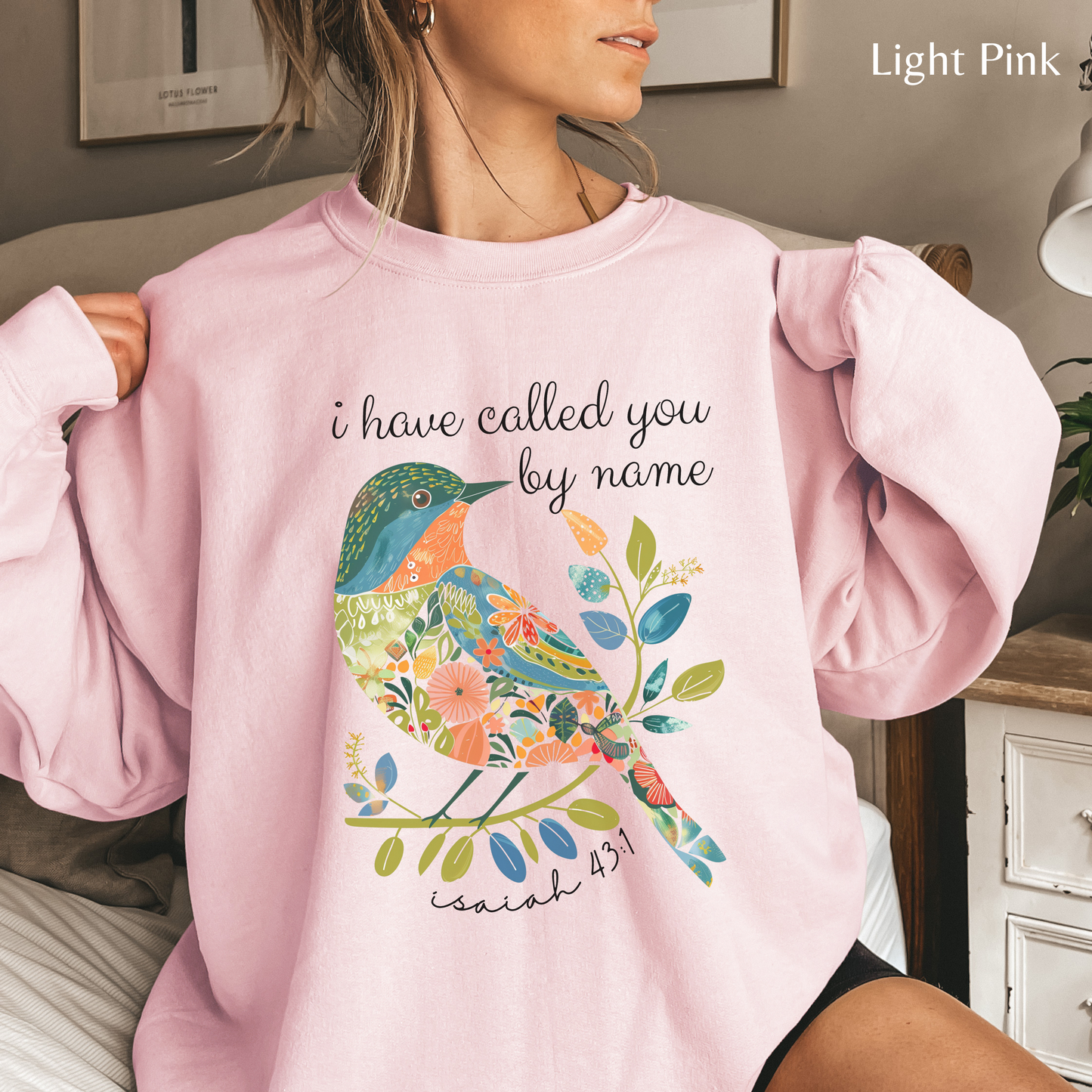 I Have Called You by Name Unisex Heavy Blend Crewneck Sweatshirt, Christian Merch, Christian Streetwear, Ministry Shirt, Faith Based Shirt, Jesus Apparel
