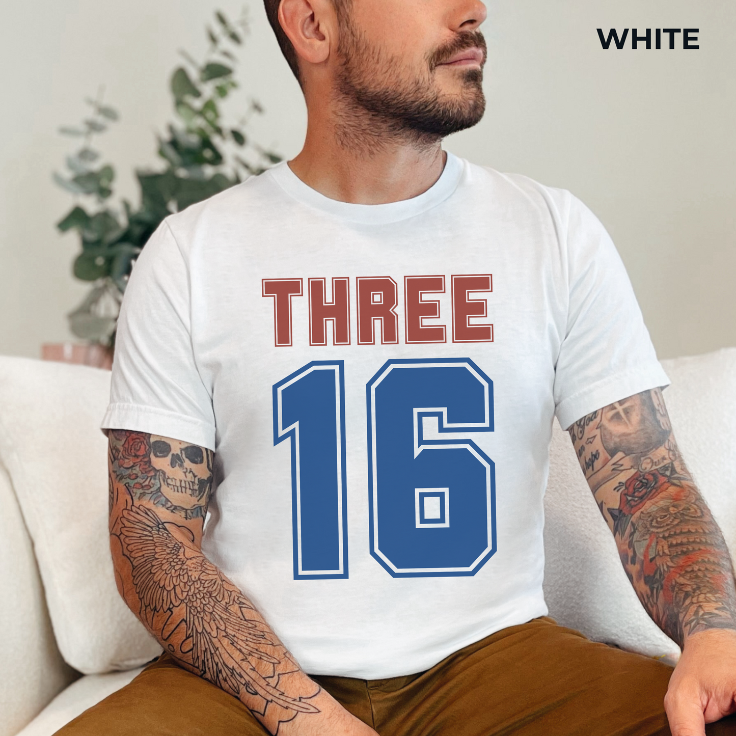 John 3:16 T-shirt - Unisex Jersey Short Sleeve Tee, Christian Merch, Christian Streetwear, Faith Based Shirt, Christian Apparel, Christian Shirts