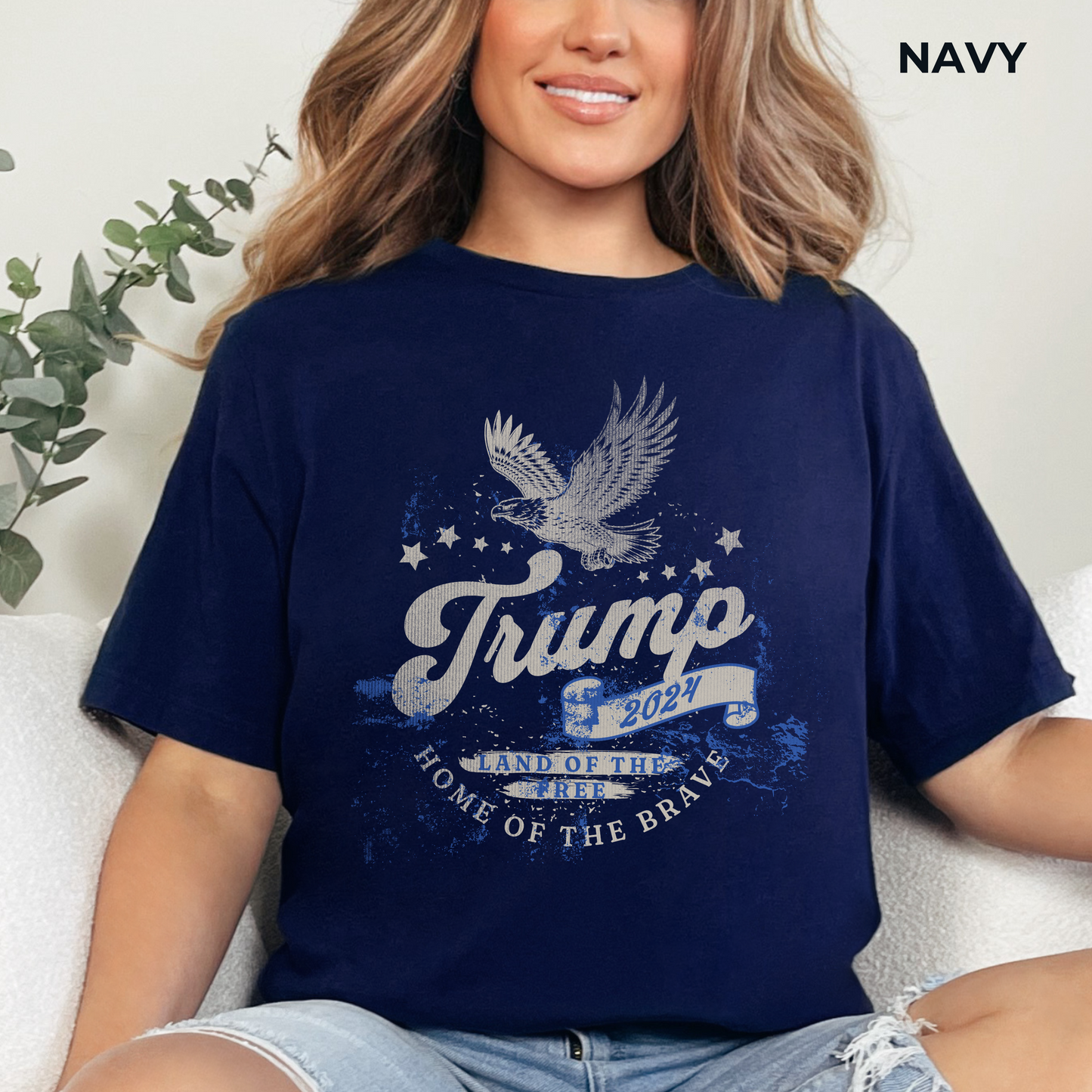 Trump T-Shirt - Unisex Jersey Short Sleeve Tee, Election Apparel, Election 2024, Trump Apparel, Freedom, In God We Trust, Trump Tee