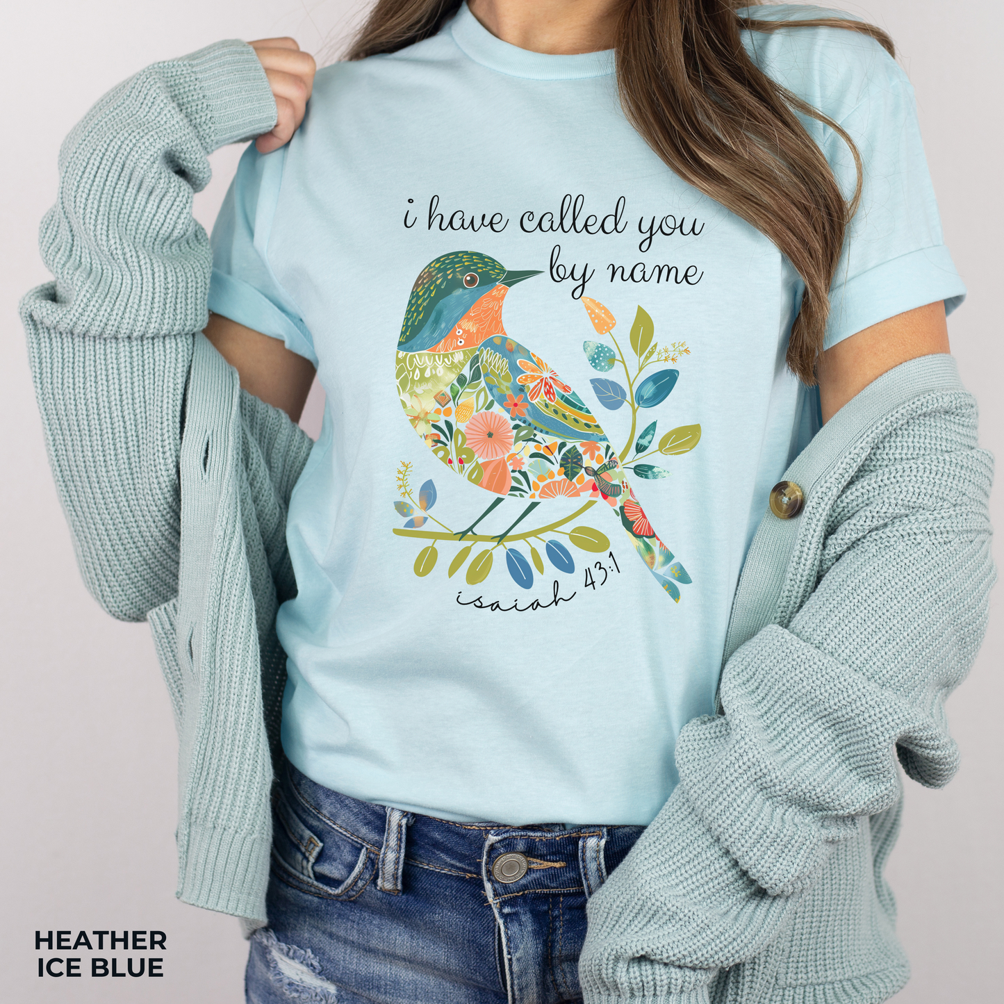I Have Called You by Name Unisex Jersey Short Sleeve Tee, Christian Merch, Jesus Loves You, Faith Based Shirt, Christian Apparel, Jesus Apparel