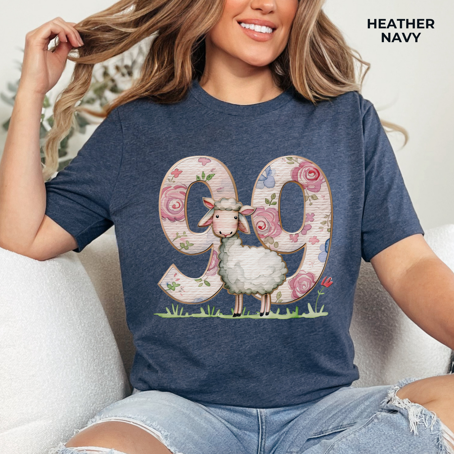 He Leaves the 99 Unisex Jersey Short Sleeve Tee, Christian Merch, Jesus Loves You, Faith Based Shirt, Christian Apparel, Jesus Apparel