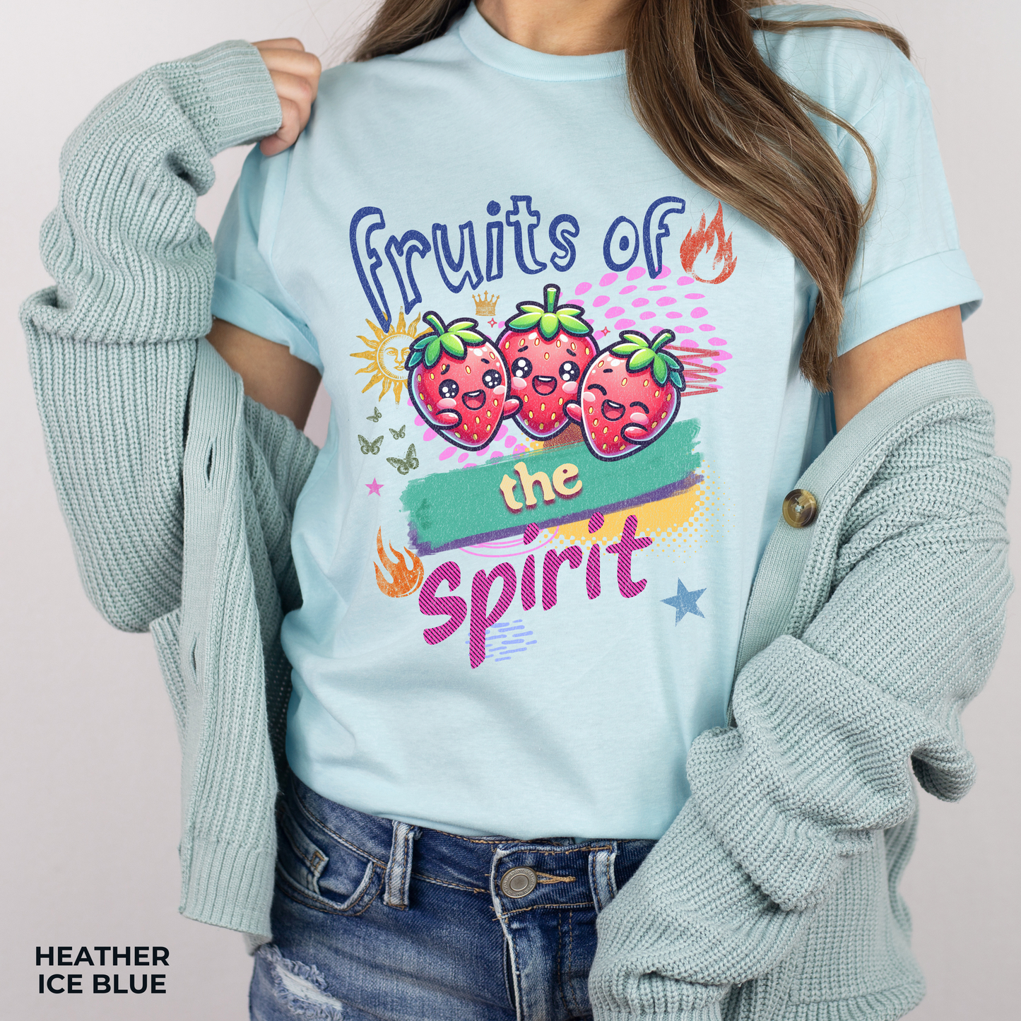 Fruits of the Spirit T-Shirt - Unisex Jersey Short Sleeve Tee, Christian Merch, Christian Streetwear, Fruit of the Spirit, Jesus Apparel