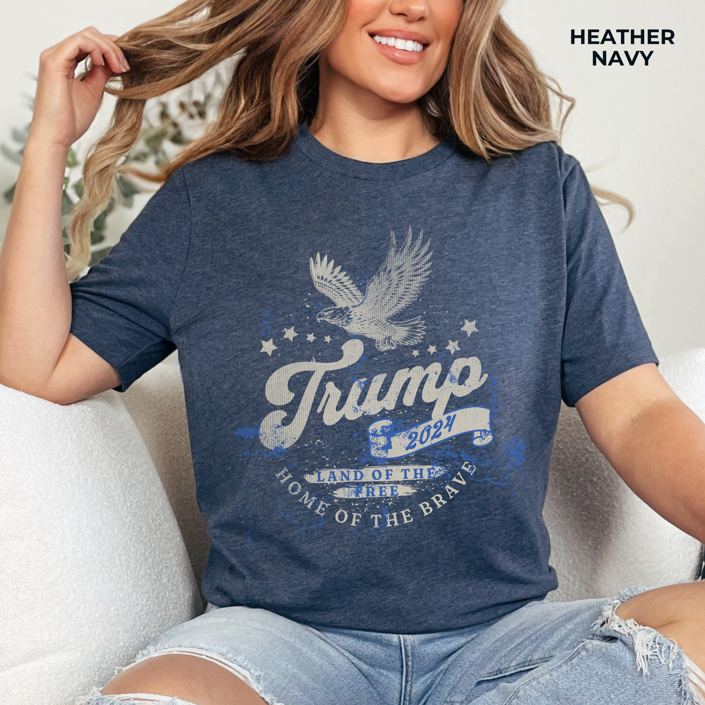 Trump T-Shirt - Unisex Jersey Short Sleeve Tee, Election Apparel, Election 2024, Trump Apparel, Freedom, In God We Trust, Trump Tee