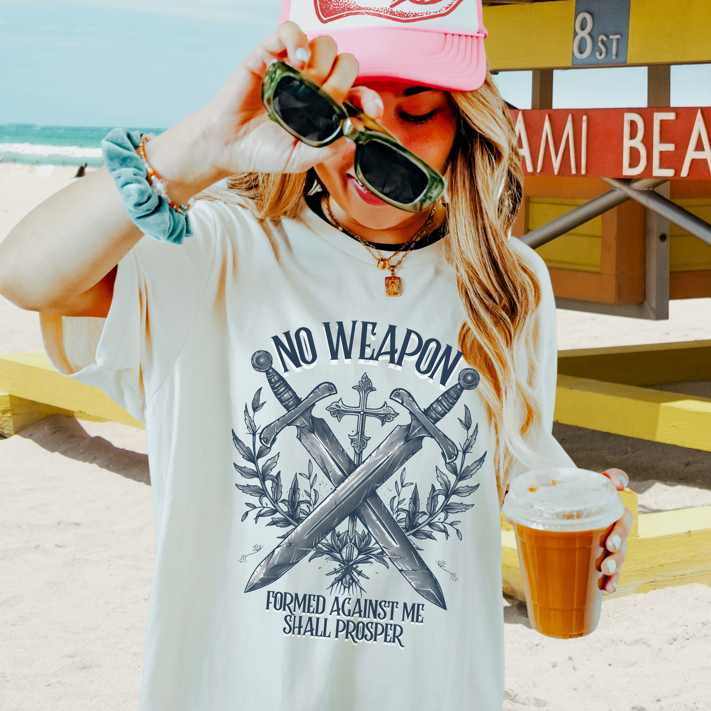 No Weapon Formed Against Me T-shirt - Unisex Jersey Short Sleeve Tee, Christian Merch, Christian Streetwear, Faith Based Shirt, Christian Apparel, Christian Shirts
