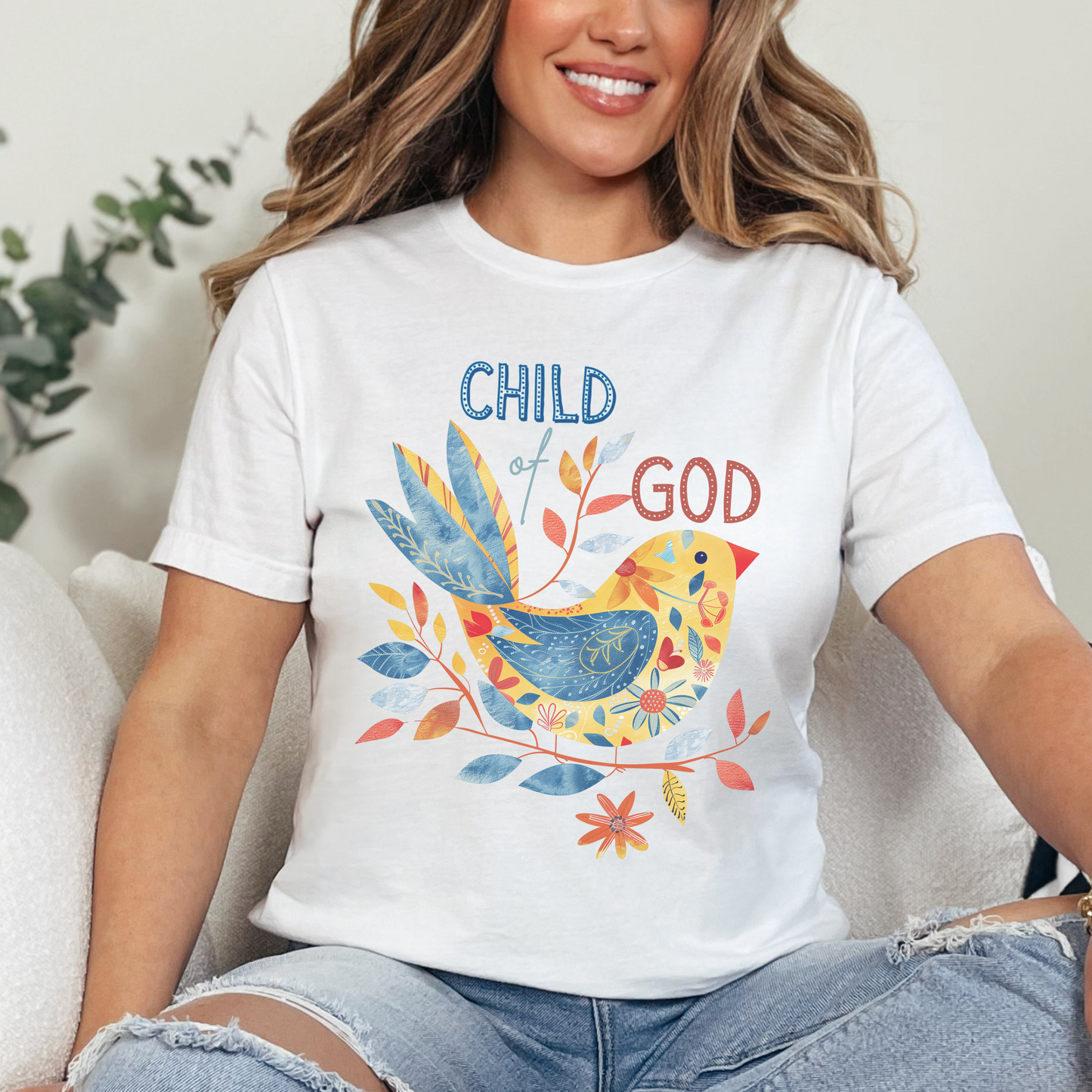 Child of God Unisex Jersey Short Sleeve Tee, Christian Merch, Jesus Loves You, Faith Based Shirt, Christian Apparel, Jesus Apparel
