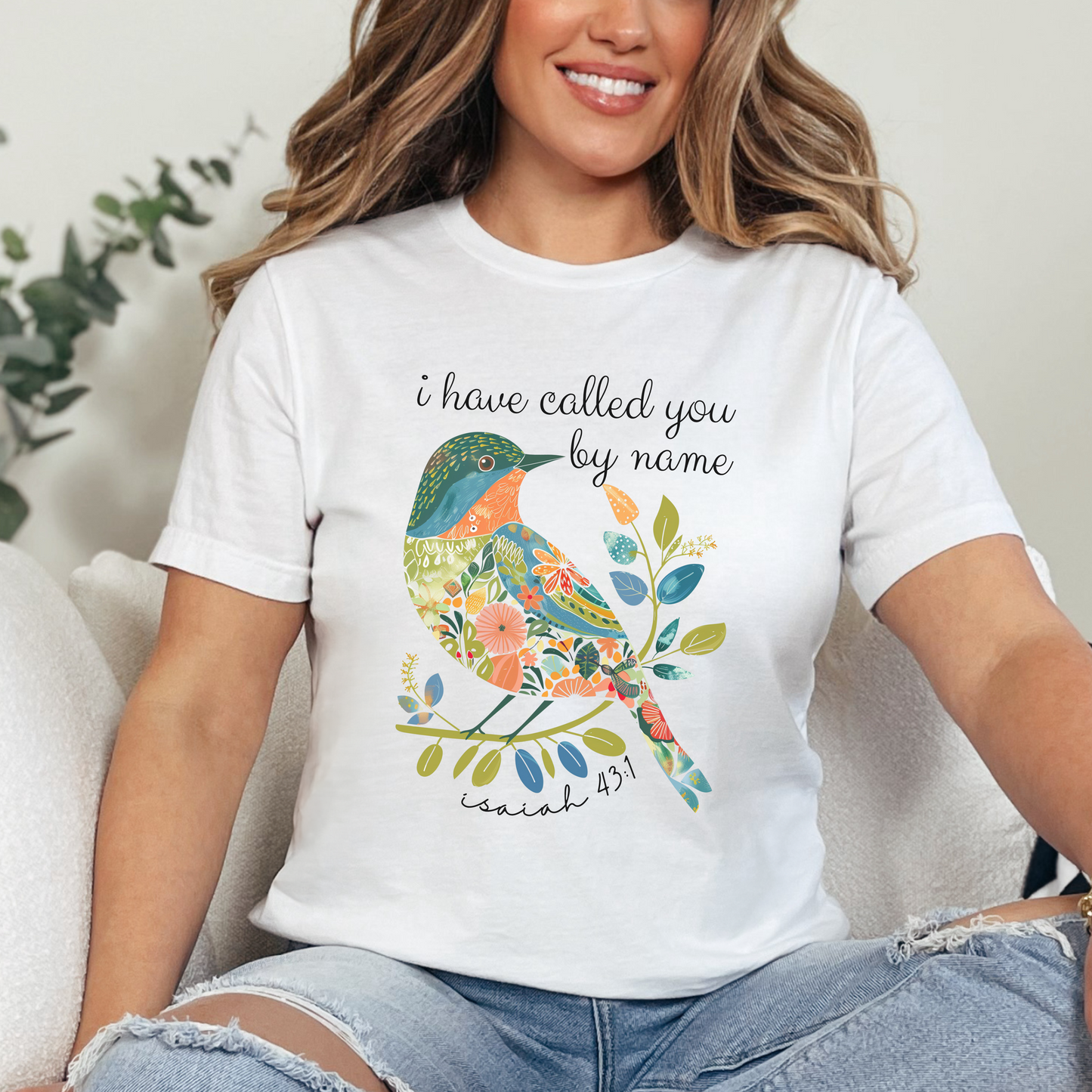 I Have Called You by Name Unisex Jersey Short Sleeve Tee, Christian Merch, Jesus Loves You, Faith Based Shirt, Christian Apparel, Jesus Apparel
