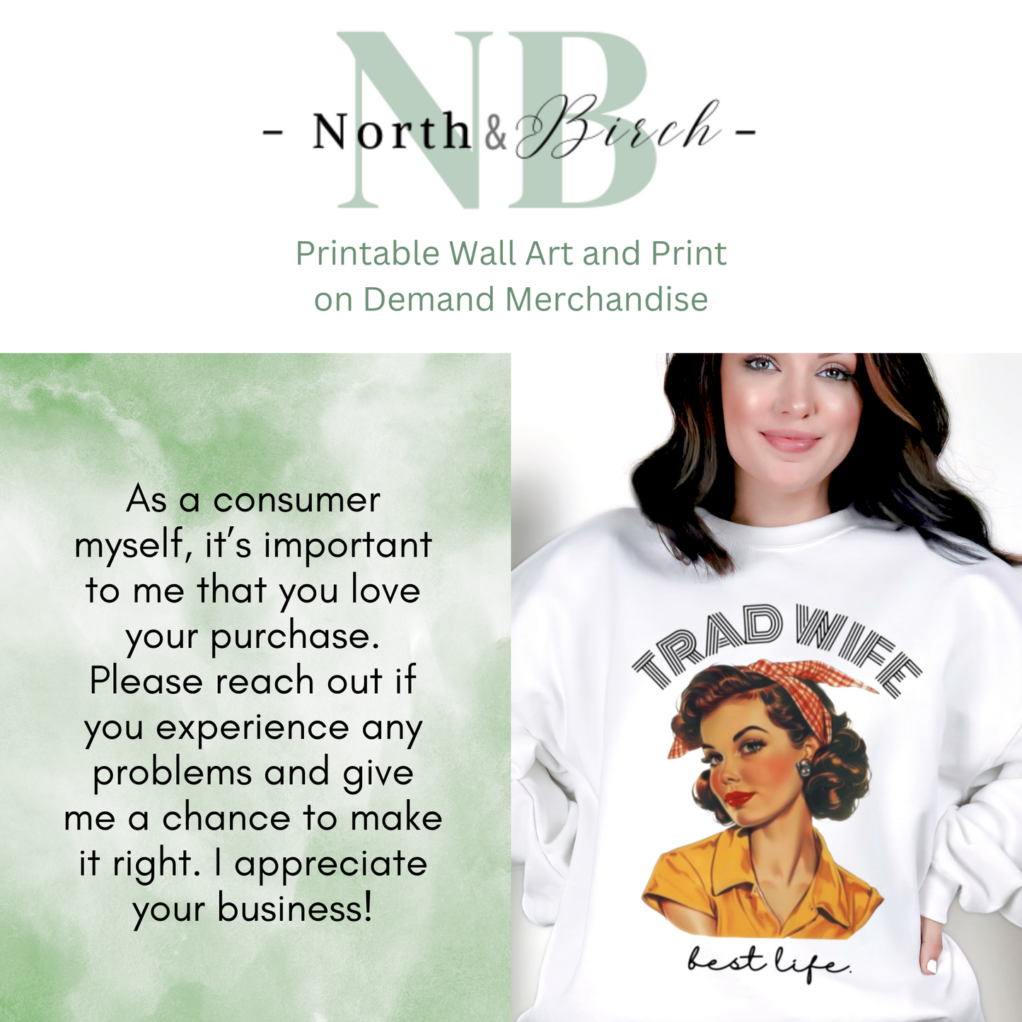 Trad Wife Sweatshirt, Wifey, Traditional Wife Tee, Wifely Gift, Vintage Housewife Shirt, Real Housewife Gift, Wifely Gift, 1950s Housewife