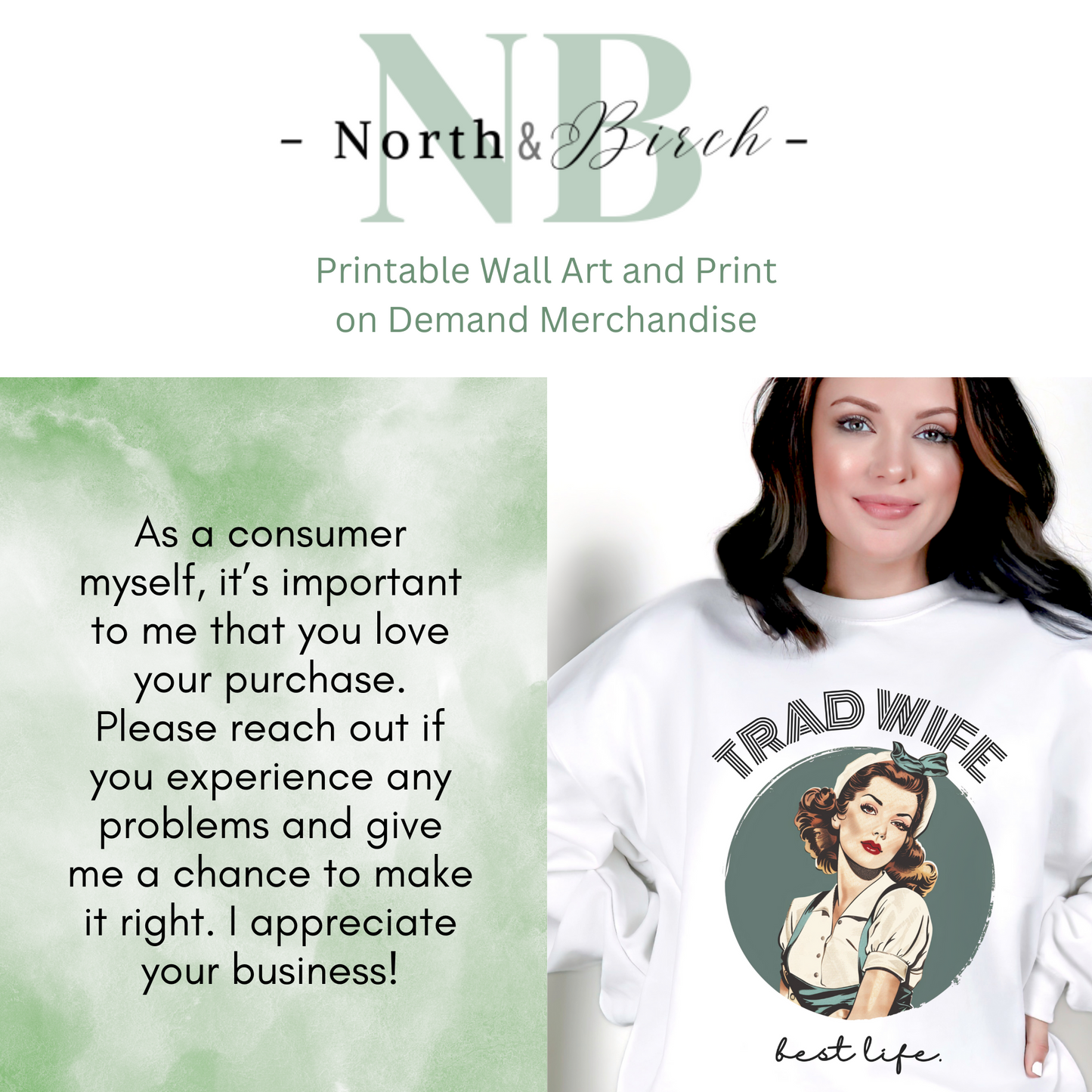 Trad Wife Sweatshirt, Wifey, Traditional Wife Tee, Wifely Gift, Vintage Housewife Shirt, Real Housewife Gift, Wifely Gift, 1950s Housewife