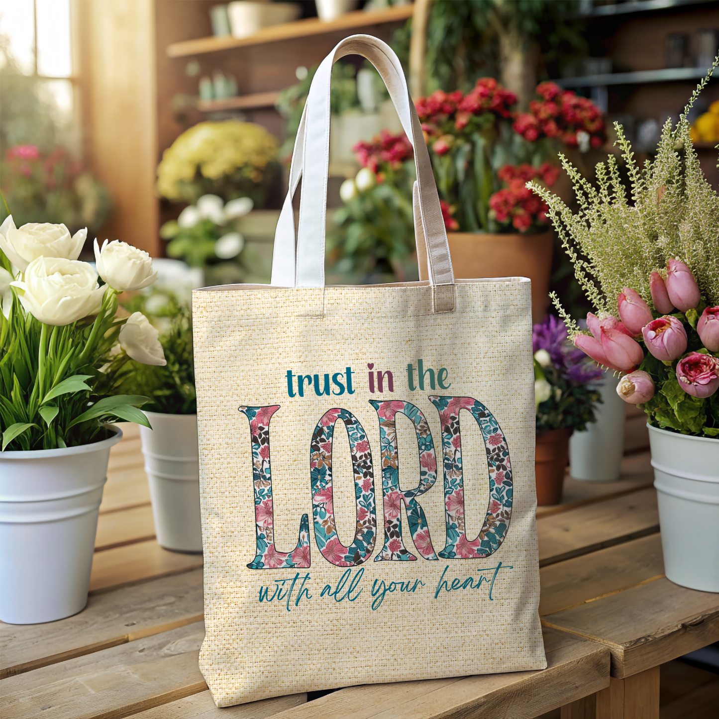 Copy of Psalm 91:7 Tote Bag, Christian Merch, Gifts of the Holy Spirit, Travel Bag, Bible Bag, , Book Bag, Getaway Bag, Secret Santa Gift, Gift for Church People