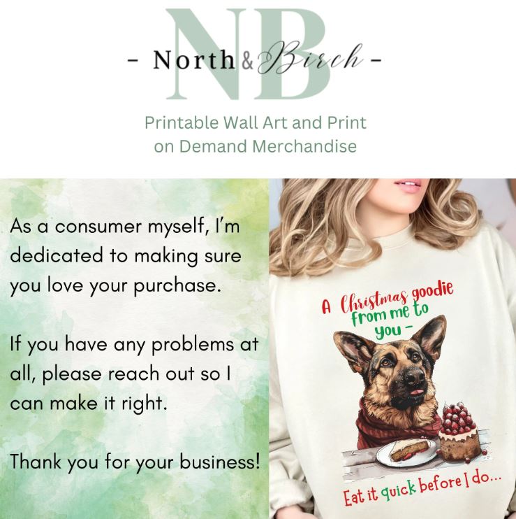 German Shepherd Christmas Sweatshirt, Unisex Heavy Blend™ Crewneck, Dog People or Veterinarian Gift, Dog Christmas Shirt, Cute Gift From Dog