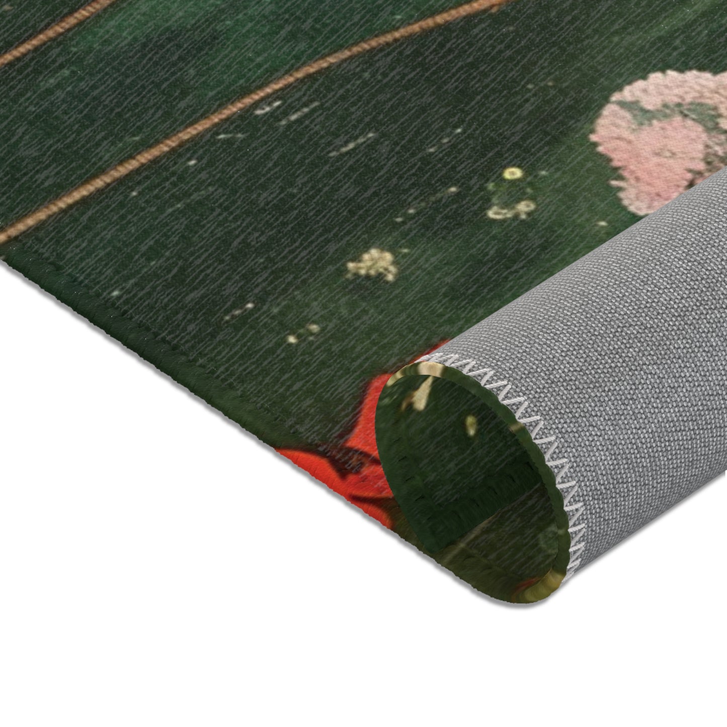 Gustav Klimt Inspired Area Rug, Funky, Colorful, & Unique Area Rugs, Custom Print Rug or Bathmat, 3 Sizes - 24x36 in, 36x60 in and 48x72 in