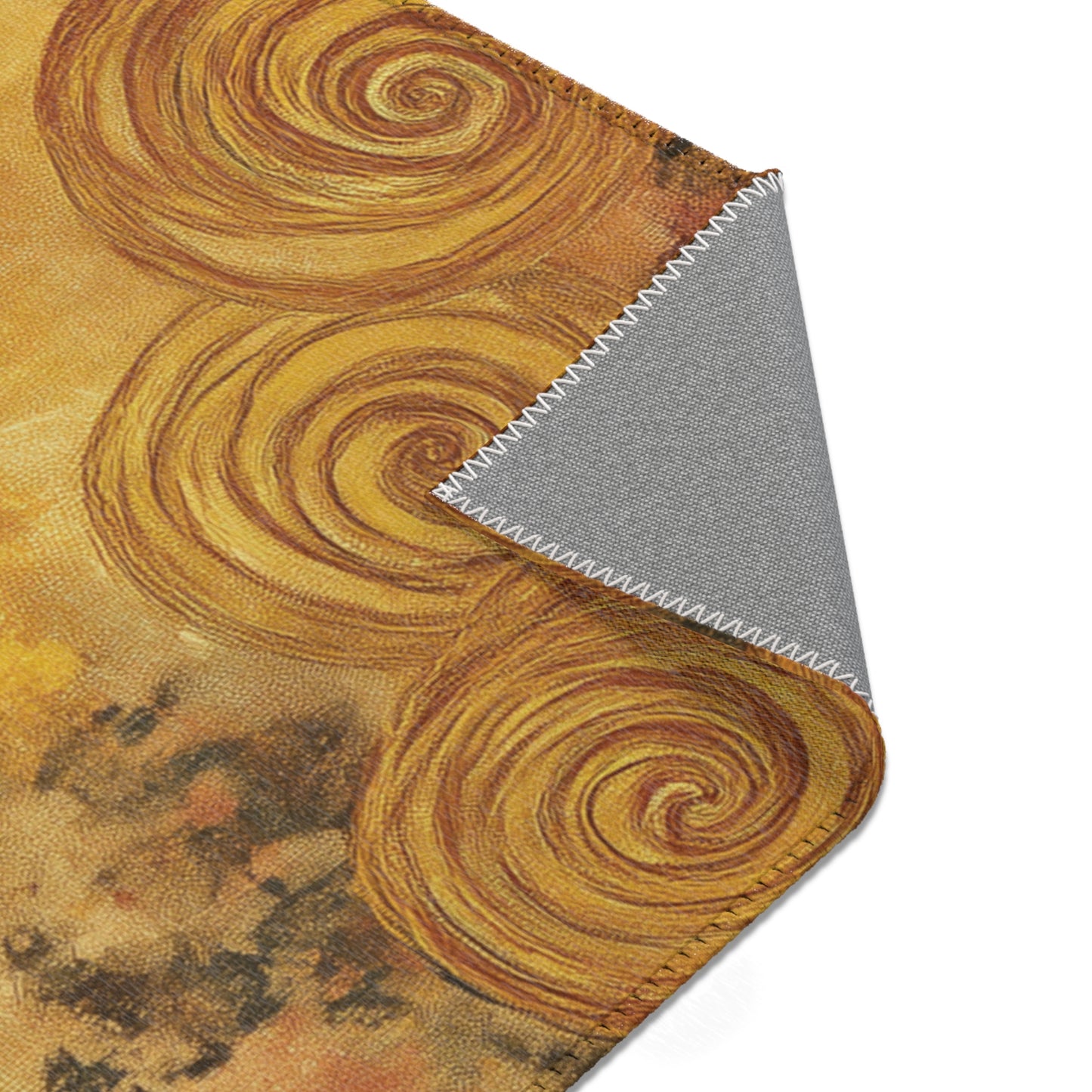 Gustav Klimt Inspired Area Rug, Funky, Colorful, & Unique Area Rugs, Custom Print Rug or Bathmat, 3 Sizes - 24x36 in, 36x60 in and 48x72 in