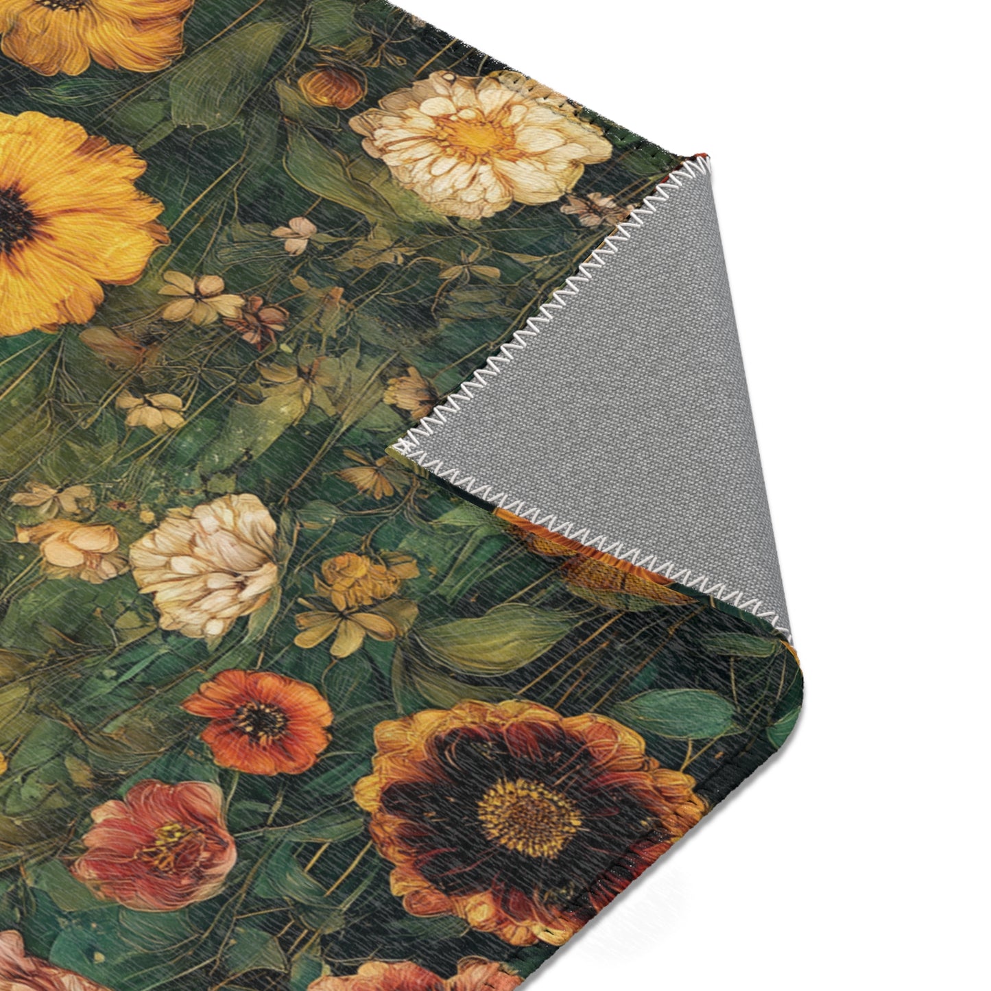Gustav Klimt Inspired Area Rug, Funky, Colorful, & Unique Area Rugs, Custom Print Rug or Bathmat, 3 Sizes - 24x36 in, 36x60 in and 48x72 in