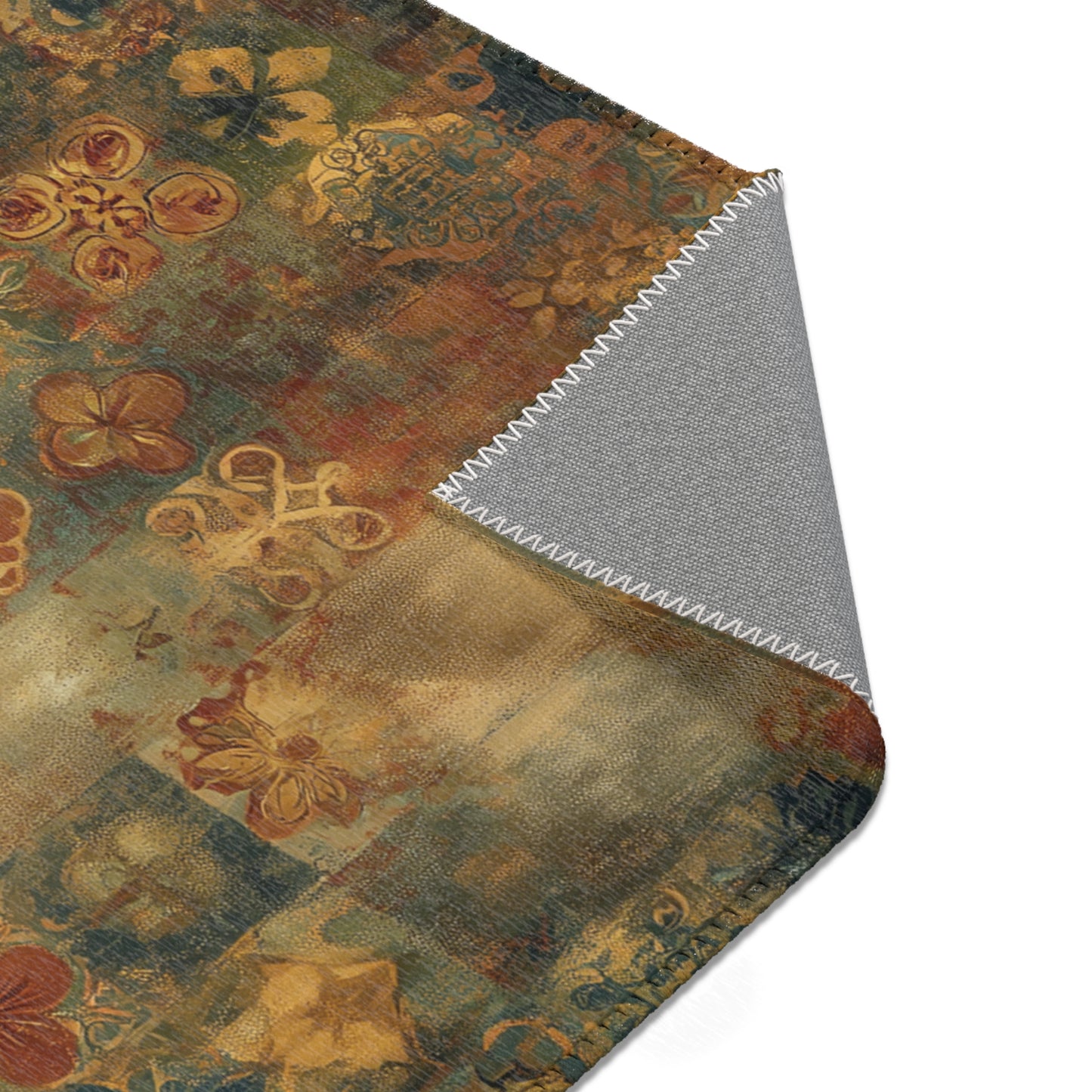 Gustav Klimt Inspired Area Rug, Funky, Colorful, & Unique Area Rugs, Custom Print Rug or Bathmat, 3 Sizes - 24x36 in, 36x60 in and 48x72 in