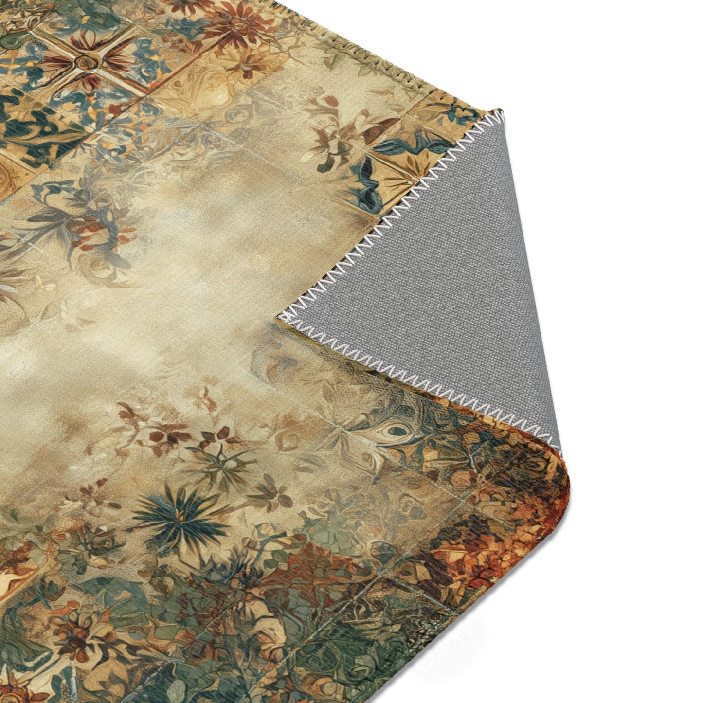 Gustav Klimt Inspired Area Rug, Funky, Colorful, & Unique Area Rugs, Custom Print Rug or Bathmat, 3 Sizes - 24x36 in, 36x60 in and 48x72 in