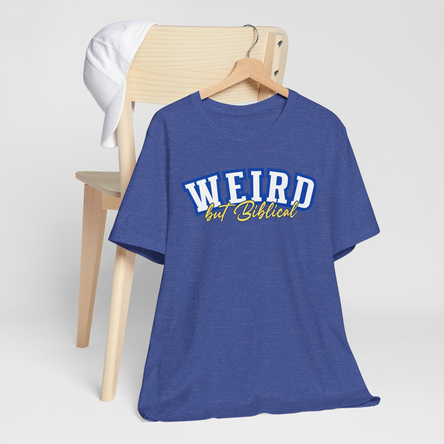 Weird But Biblical Unisex Softstyle T-Shirt - Faith Tee, Religious Shirt, Inspirational Christian Clothing, Bible Quote Top, Christian