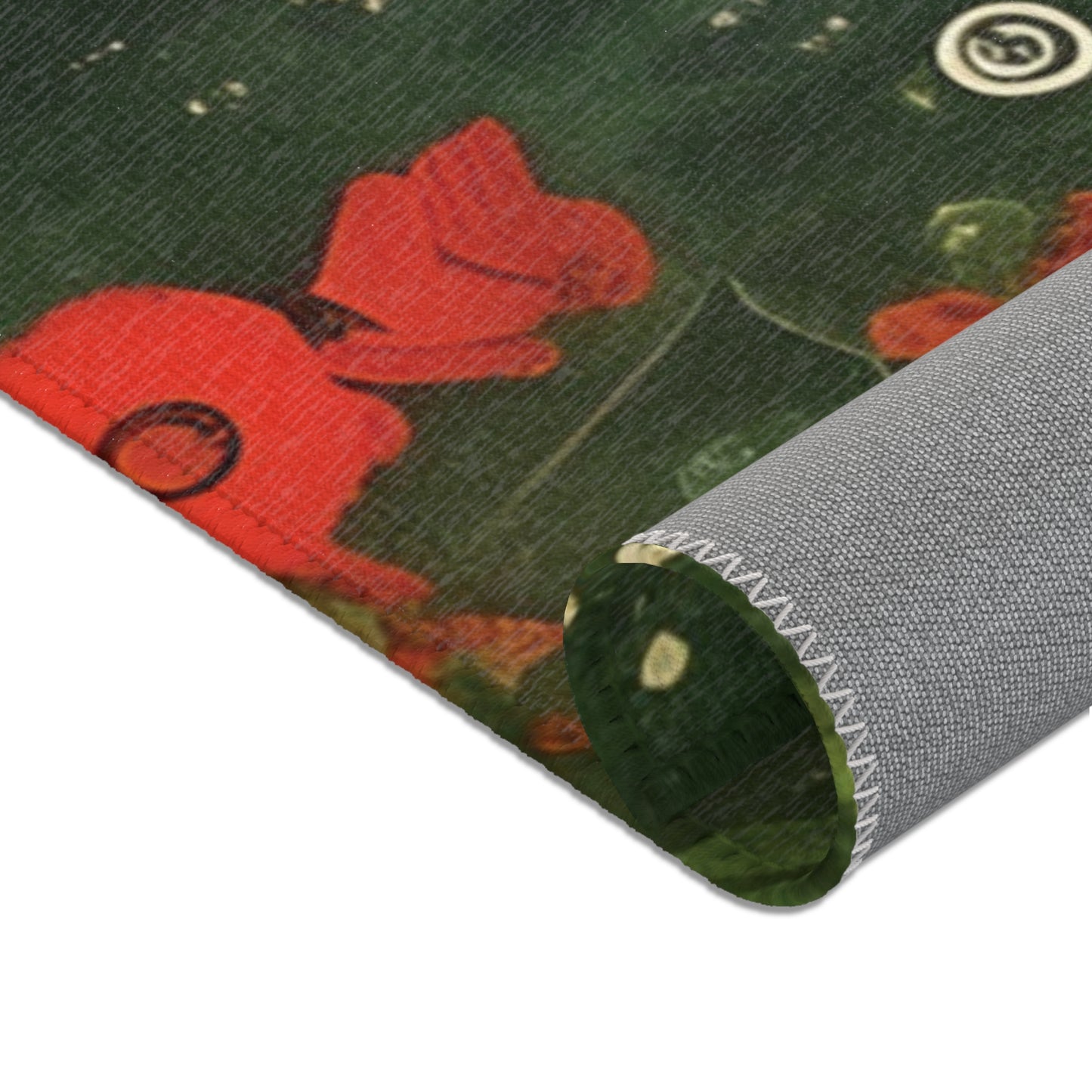 Gustav Klimt Inspired Area Rug, Funky, Colorful, & Unique Area Rugs, Custom Print Rug or Bathmat, 3 Sizes - 24x36 in, 36x60 in and 48x72 in