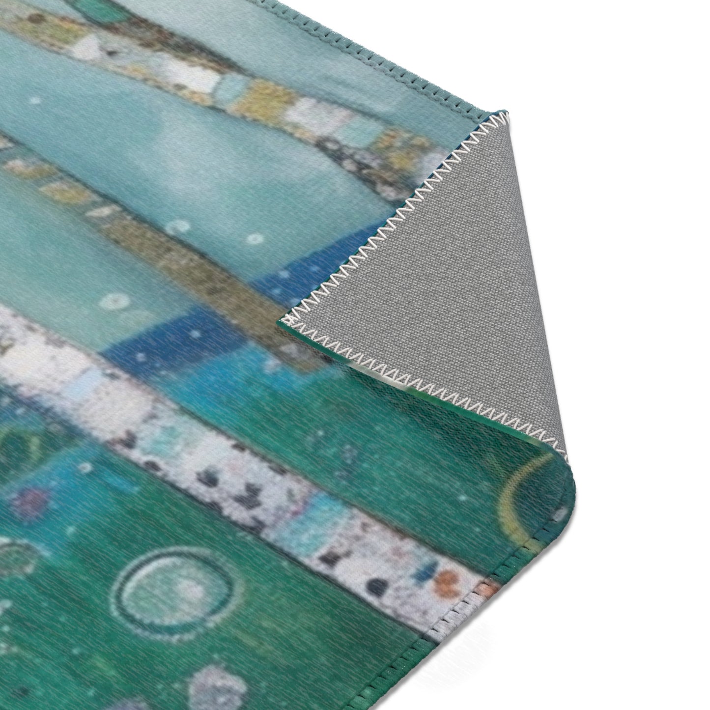 Gustav Klimt Inspired Area Rug, Funky, Colorful, & Unique Area Rugs, Custom Print Rug or Bathmat, 3 Sizes - 24x36 in, 36x60 in and 48x72 in