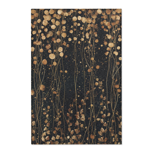 Gustav Klimt Area Rug, Low Pile, Funky, Colorful, & Unique Area Rugs, Custom Print Rug or Bathmat, 3 Sizes - 24x36 in, 36x60 in, 48x72 in
