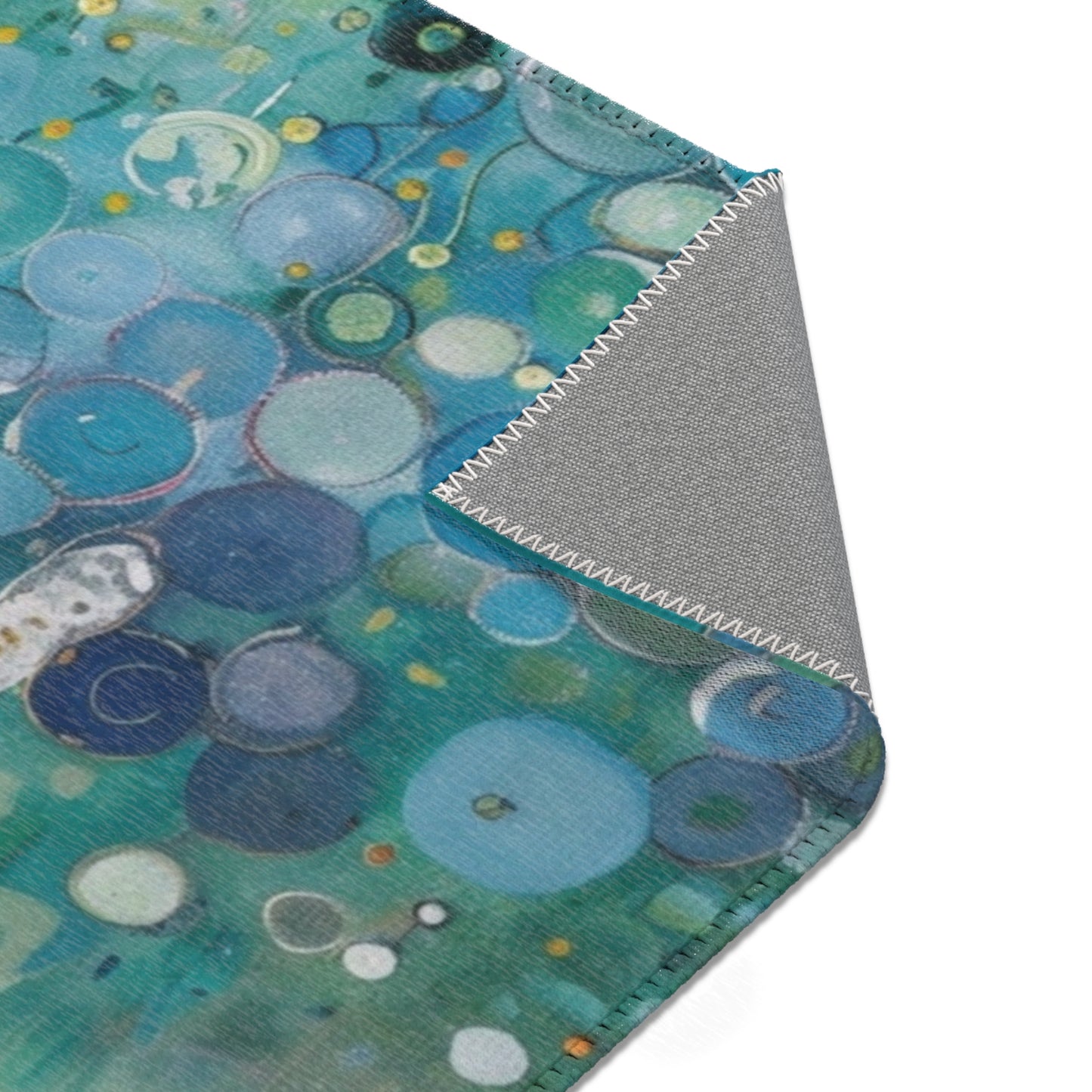 Gustav Klimt Inspired Area Rug, Funky, Colorful, & Unique Area Rugs, Custom Print Rug or Bathmat, 3 Sizes - 24x36 in, 36x60 in and 48x72 in