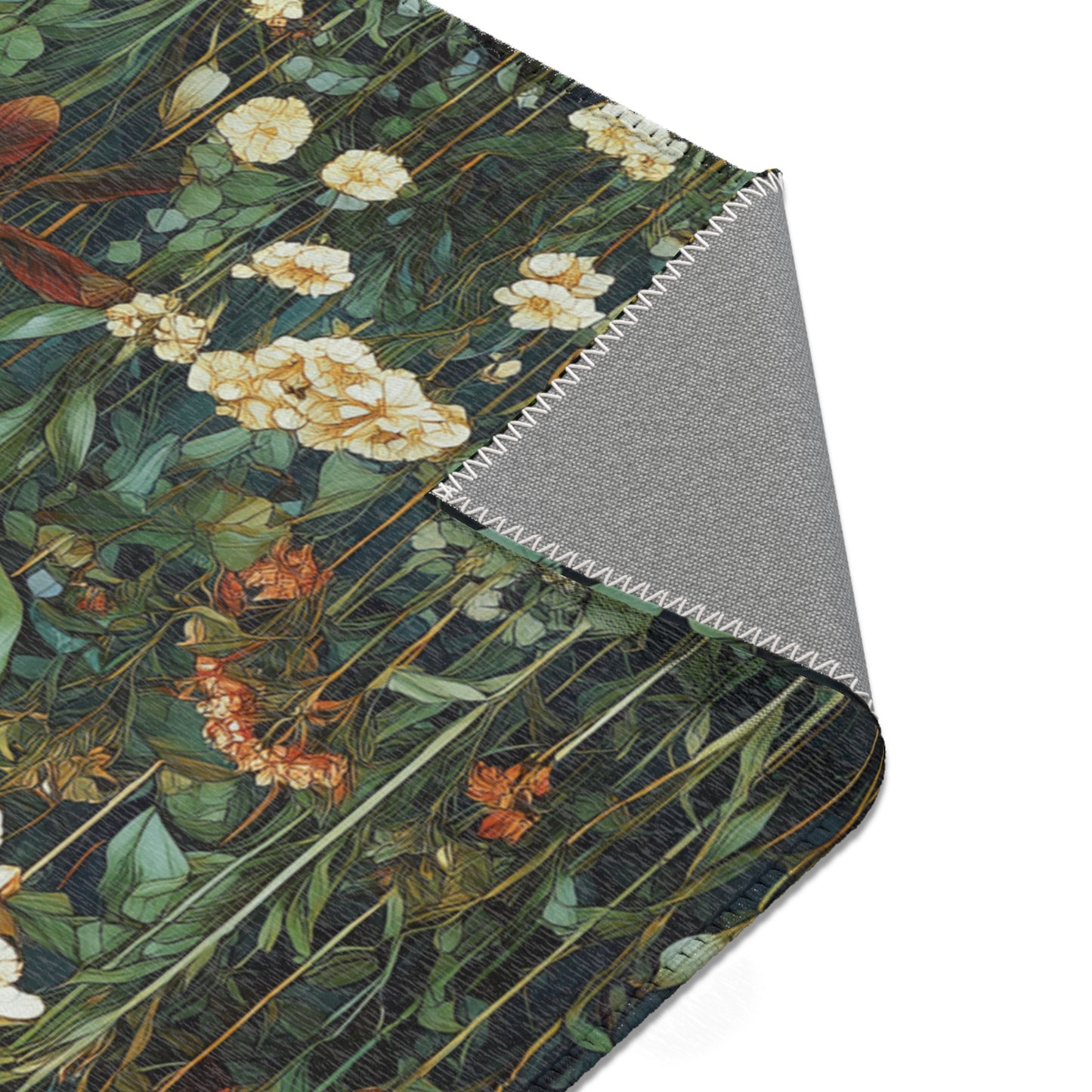 Gustav Klimt Inspired Area Rug, Funky, Colorful, & Unique Area Rugs, Custom Print Rug or Bathmat, 3 Sizes - 24x36 in, 36x60 in and 48x72 in
