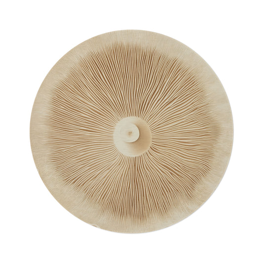 Round Mushroom Area Rug, Funky & Unique Fairycore Area Rugs, Unique 60" Round Rug, Custom Print Available