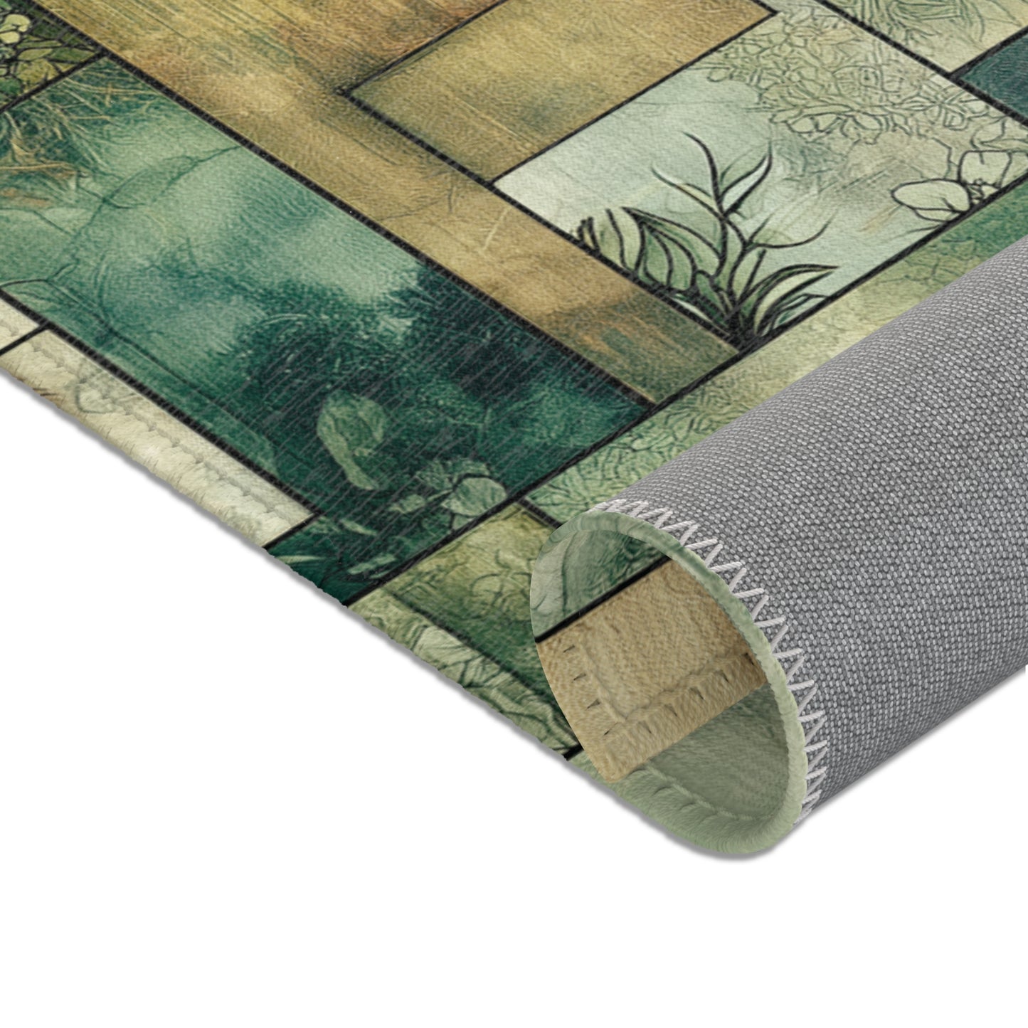 Gustav Klimt Inspired Area Rug, Funky, Colorful, & Unique Area Rugs, Custom Print Rug or Bathmat, 3 Sizes - 24x36 in, 36x60 in and 48x72 in