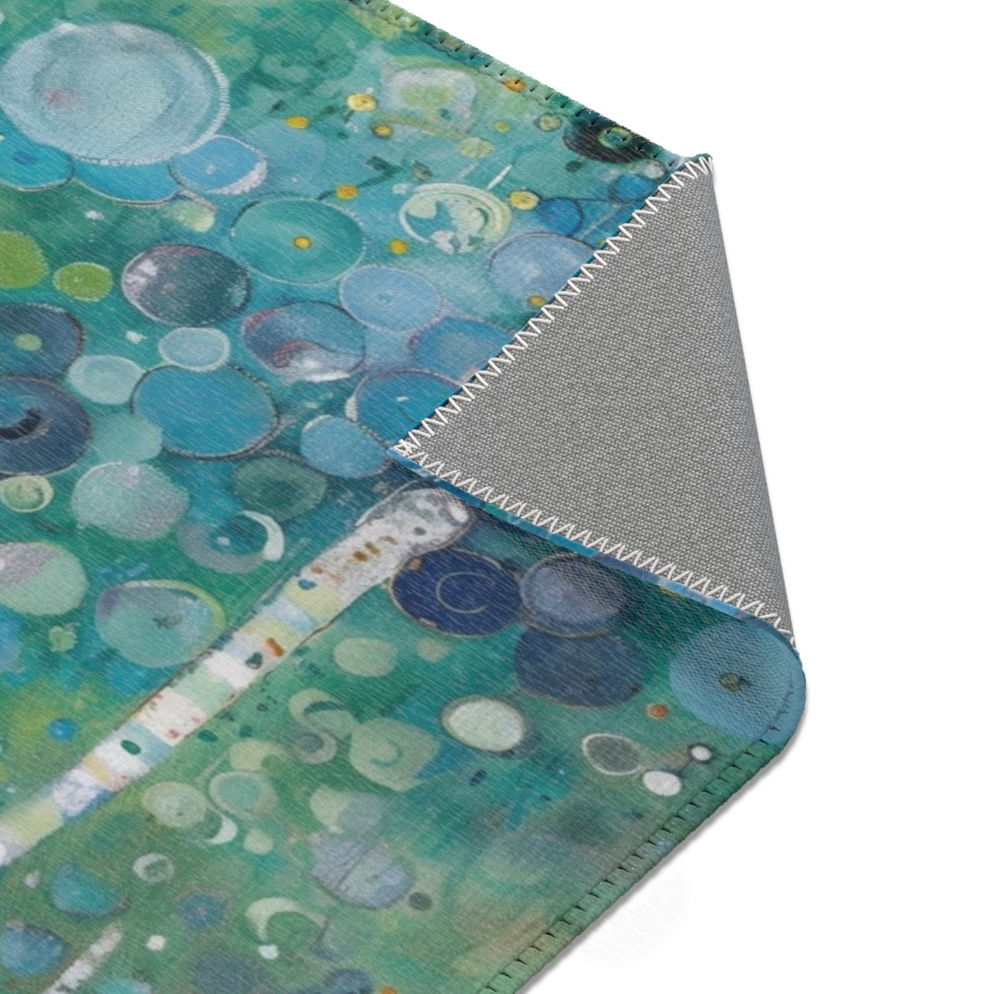 Gustav Klimt Inspired Area Rug, Funky, Colorful, & Unique Area Rugs, Custom Print Rug or Bathmat, 3 Sizes - 24x36 in, 36x60 in and 48x72 in
