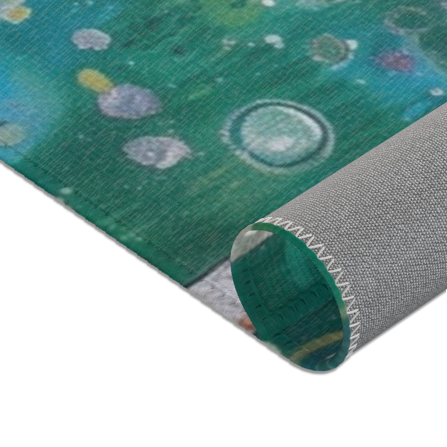 Gustav Klimt Inspired Area Rug, Funky, Colorful, & Unique Area Rugs, Custom Print Rug or Bathmat, 3 Sizes - 24x36 in, 36x60 in and 48x72 in