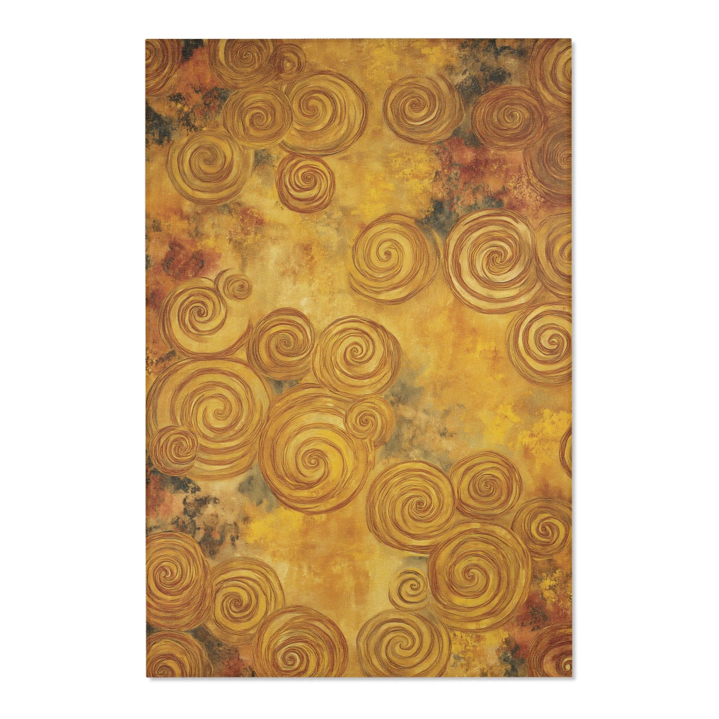 Gustav Klimt Inspired Area Rug, Funky, Colorful, & Unique Area Rugs, Custom Print Rug or Bathmat, 3 Sizes - 24x36 in, 36x60 in and 48x72 in