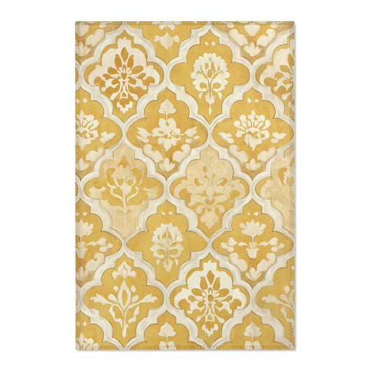 Moroccan Area Rug, Low Pile, Funky, Colorful, & Unique Area Rugs, Custom Print Rug or Bathmat, 3 Sizes - 24x36 in, 36x60 in and 48x72 in