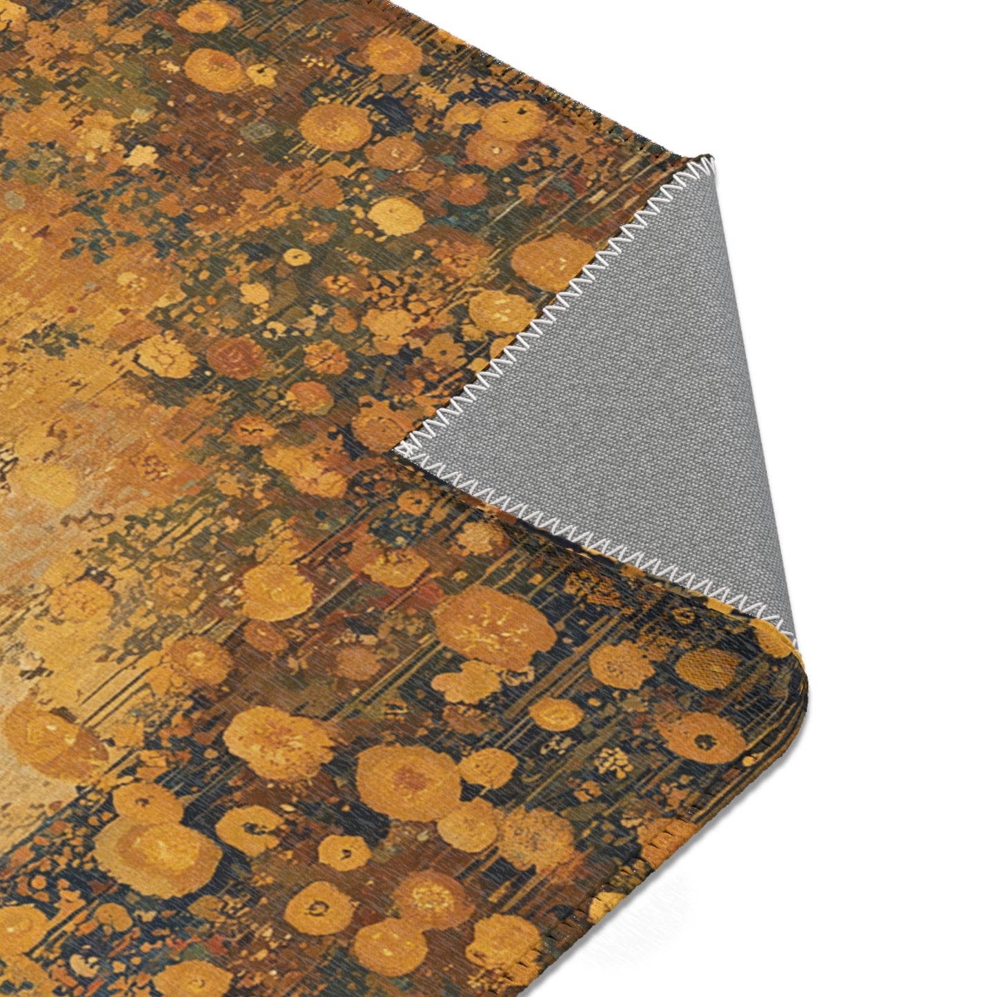 Gustav Klimt Inspired Area Rug, Funky, Colorful, & Unique Area Rugs, Custom Print Rug or Bathmat, 3 Sizes - 24x36 in, 36x60 in and 48x72 in