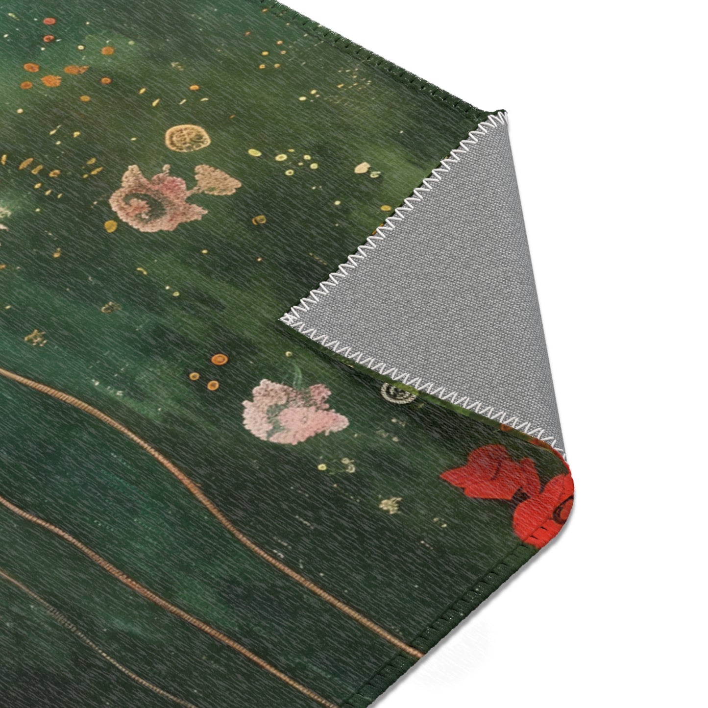 Gustav Klimt Inspired Area Rug, Funky, Colorful, & Unique Area Rugs, Custom Print Rug or Bathmat, 3 Sizes - 24x36 in, 36x60 in and 48x72 in